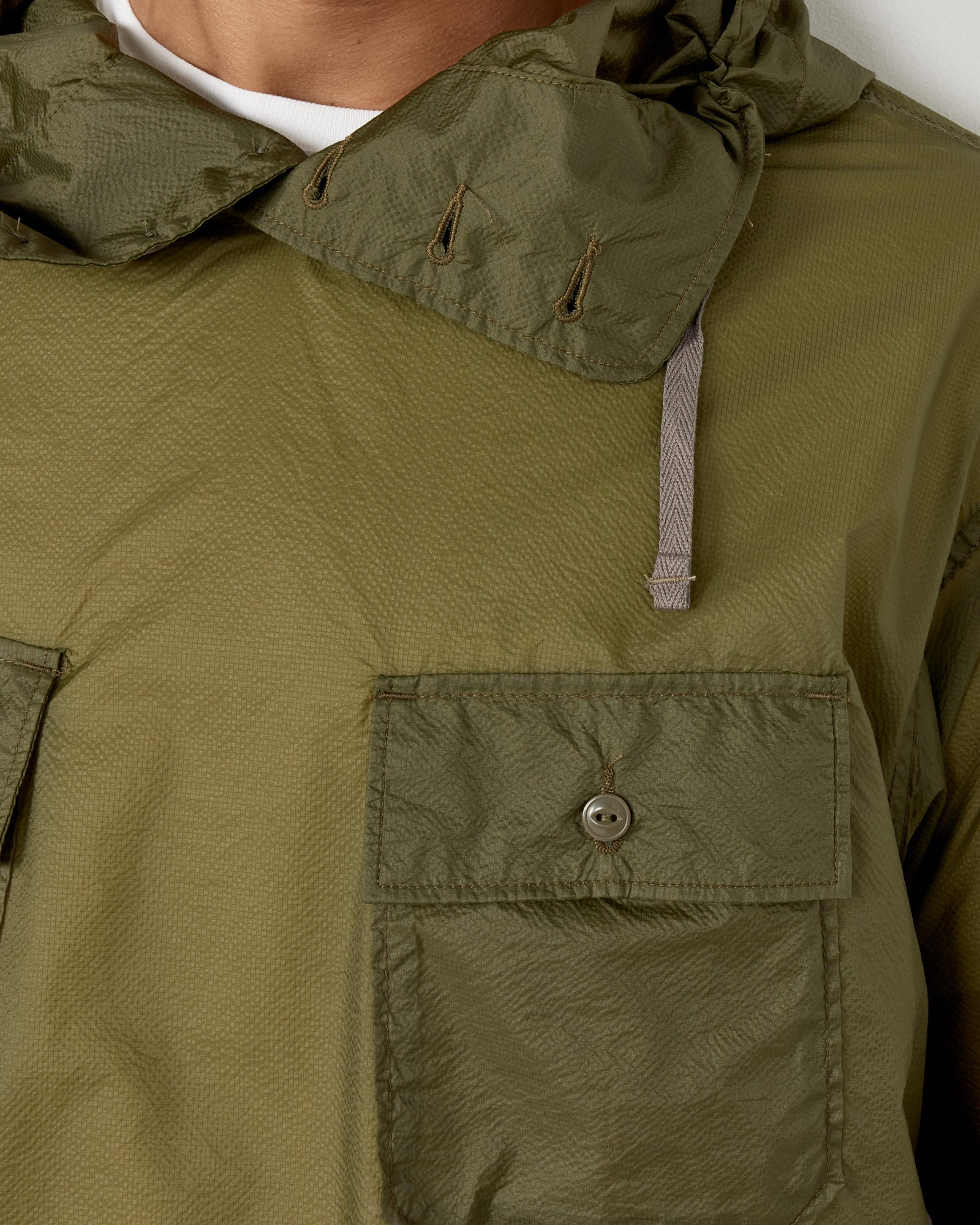 Engineered Garments Cagoule Shirt Olive - Olive / M (255582)