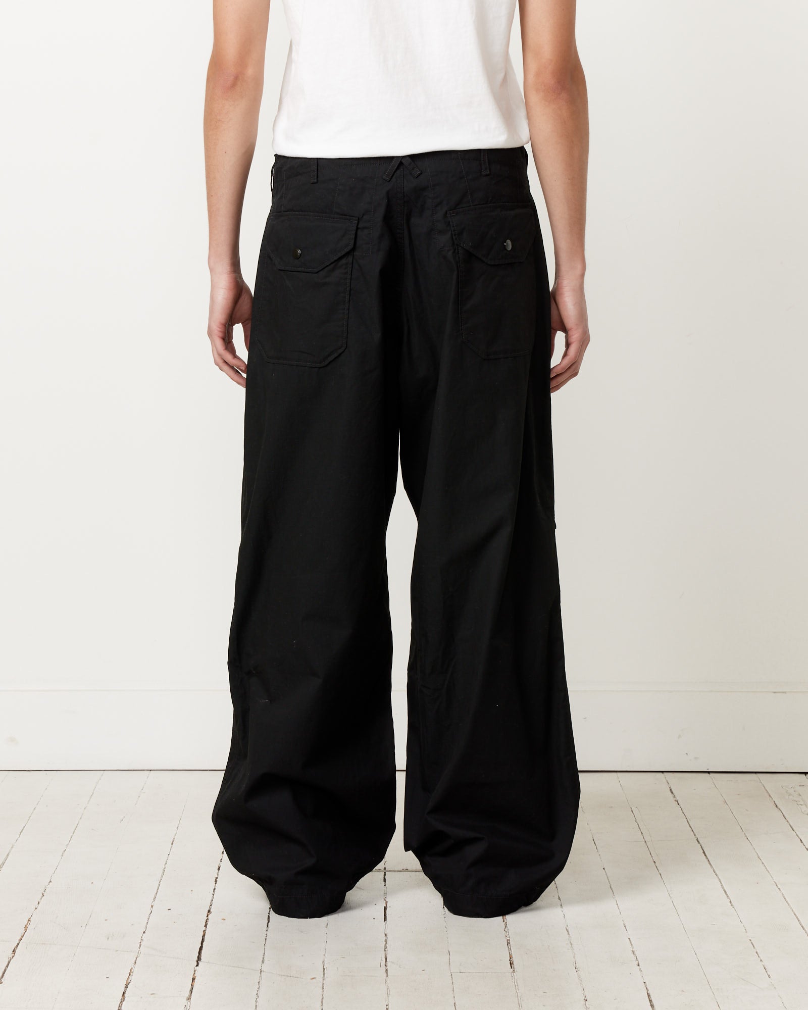 Engineered Garments Over Pant Black - Black / M (255598)