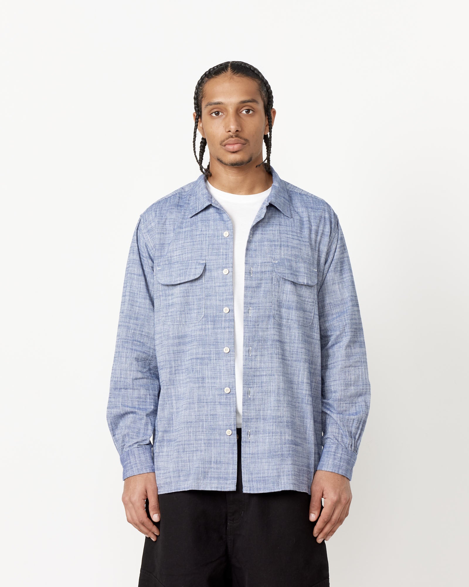 Engineered Garments Classic Shirt Navy - Navy / M (255606)