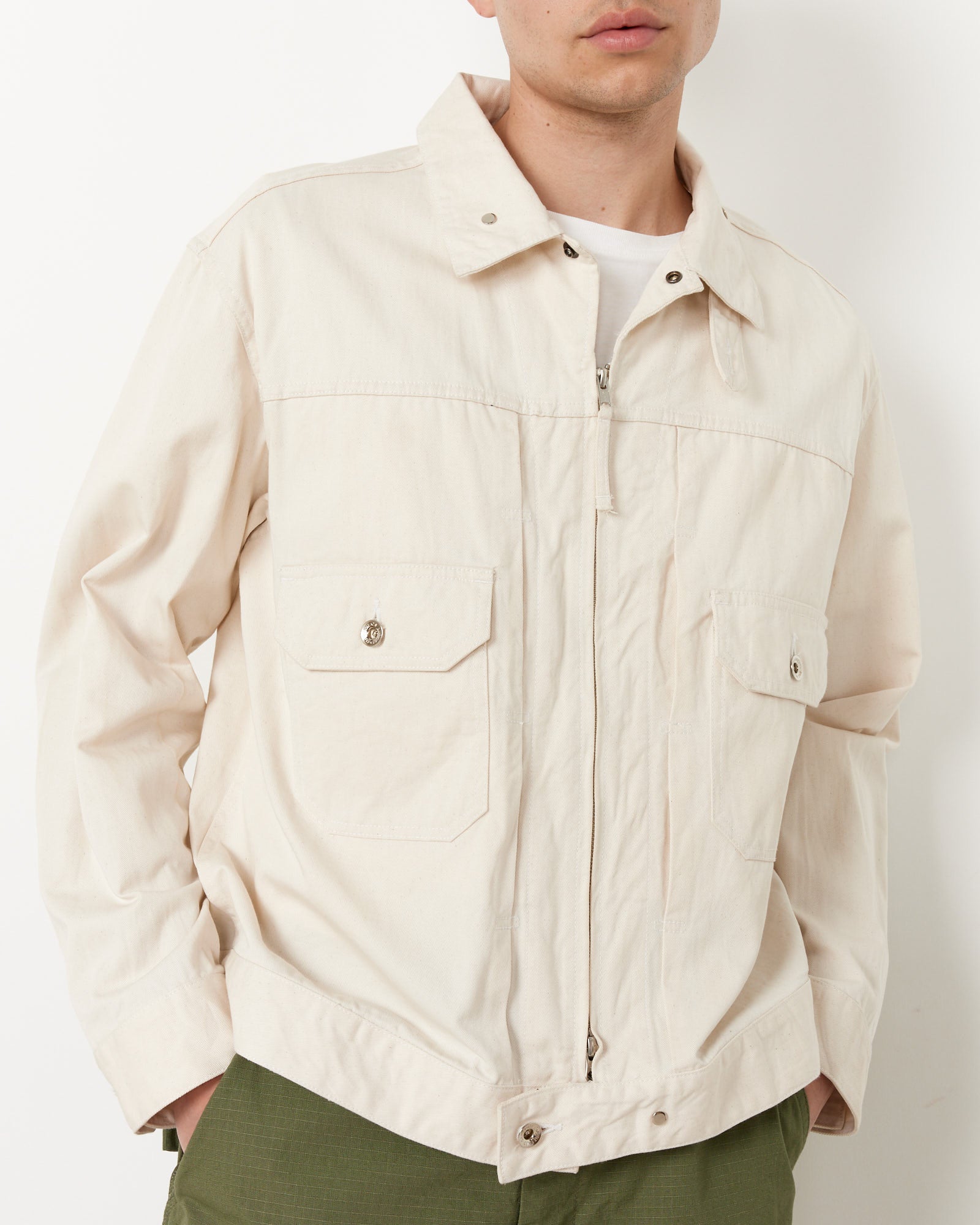 Trucker Jacket in Natural - Natural / M (255610)