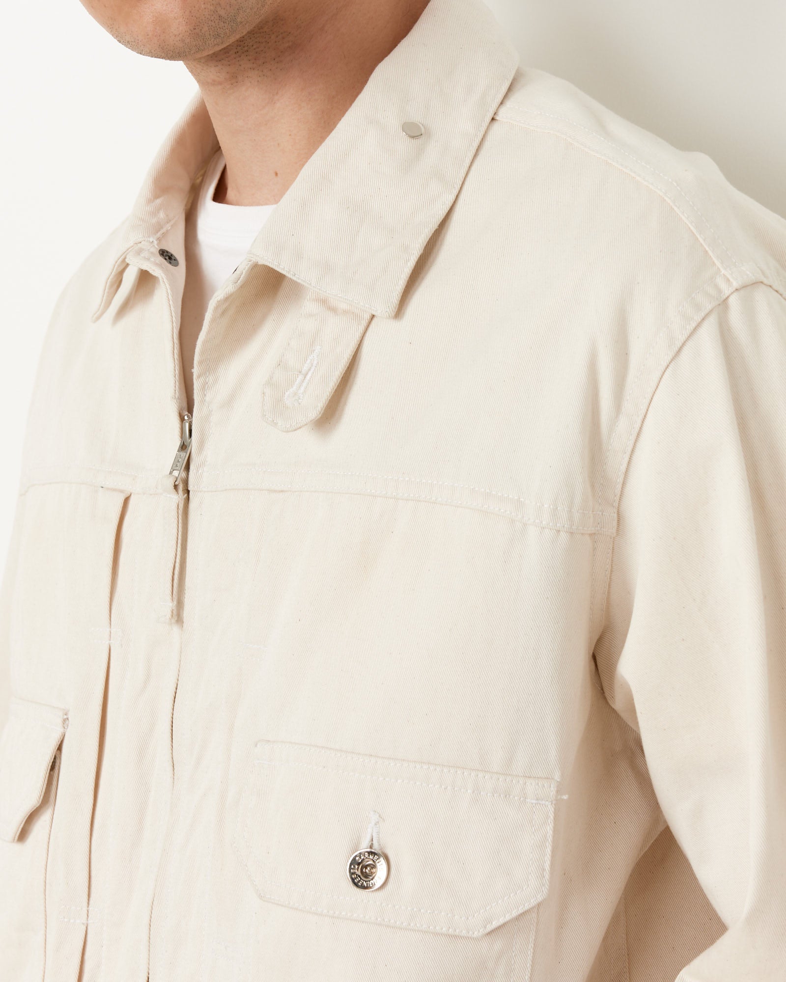 Trucker Jacket in Natural - Natural / M (255610)