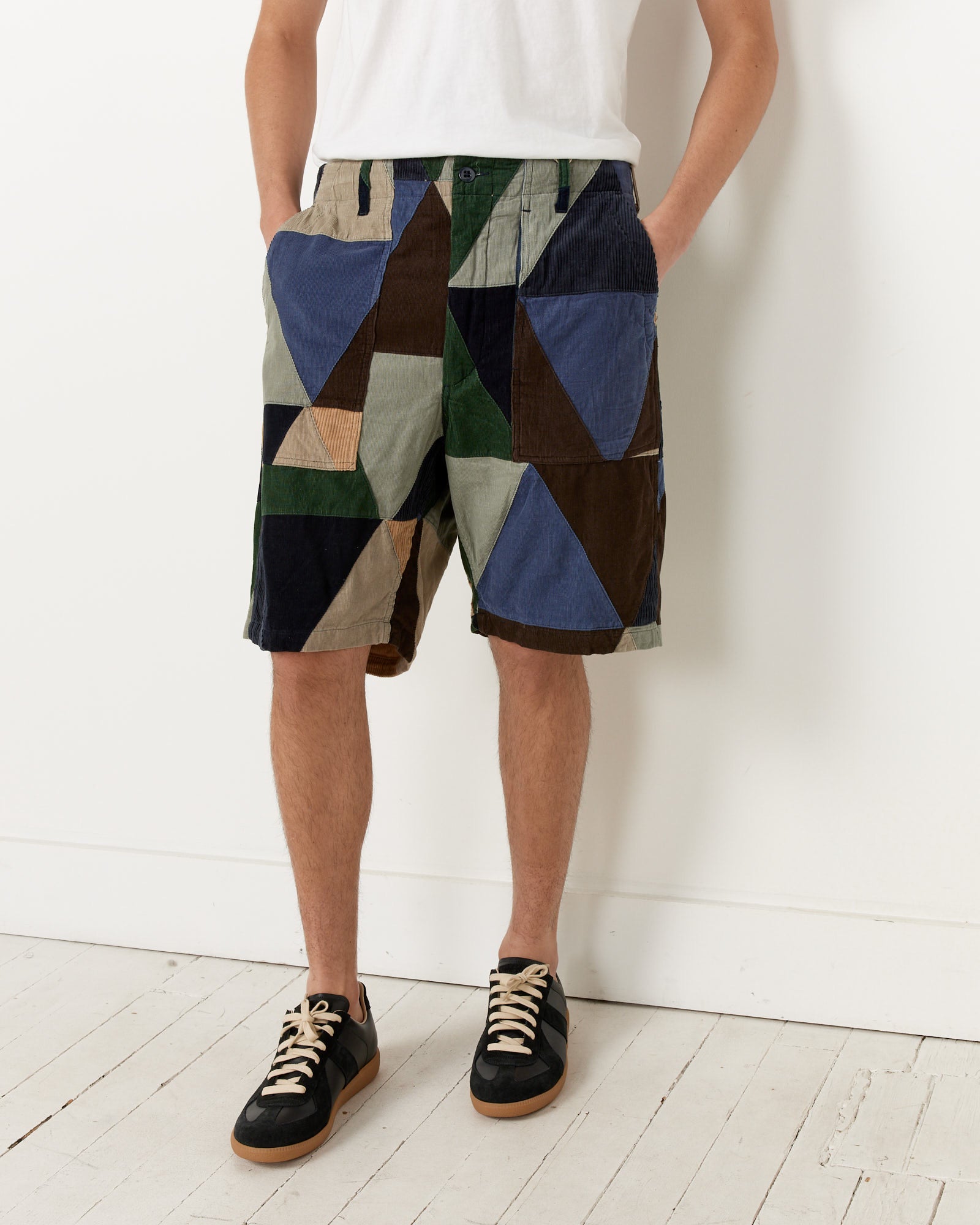 Engineered Garments Patchwork Fatigue Short Multi - Multi / M (255614)