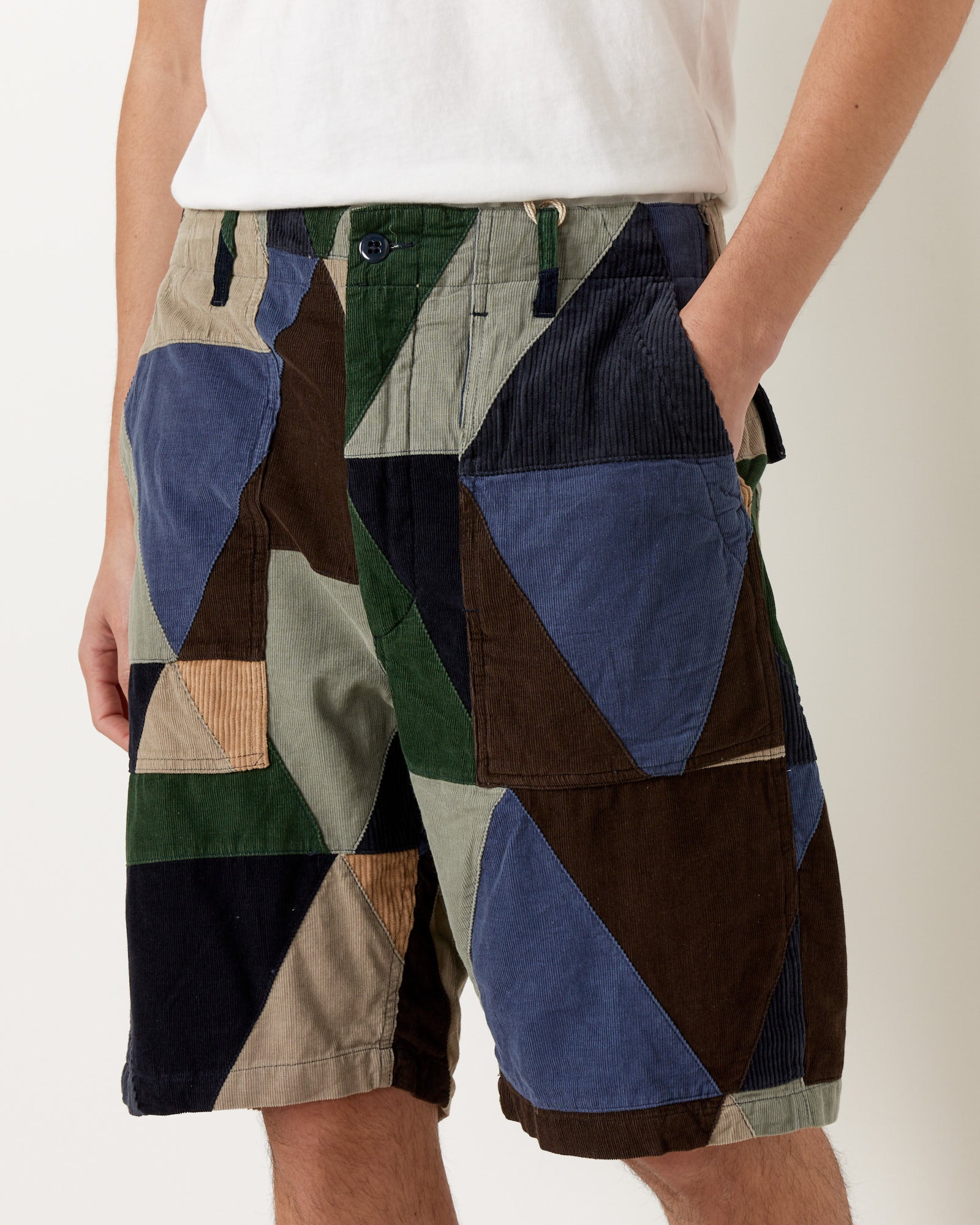 Engineered Garments Patchwork Fatigue Short Multi - Multi / M (255614)