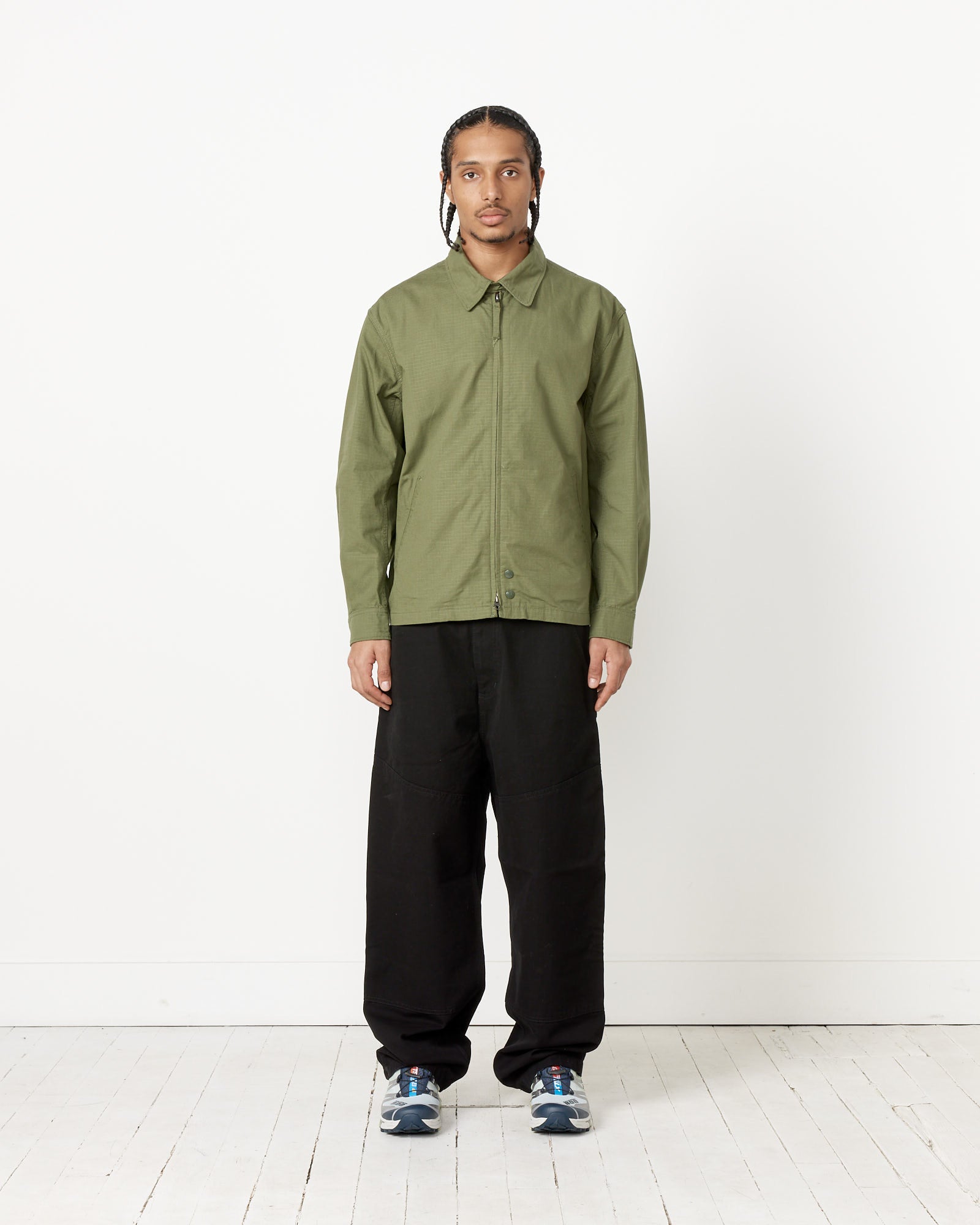 Engineered Garments Claigton Jacket Olive - Olive / M (255618)