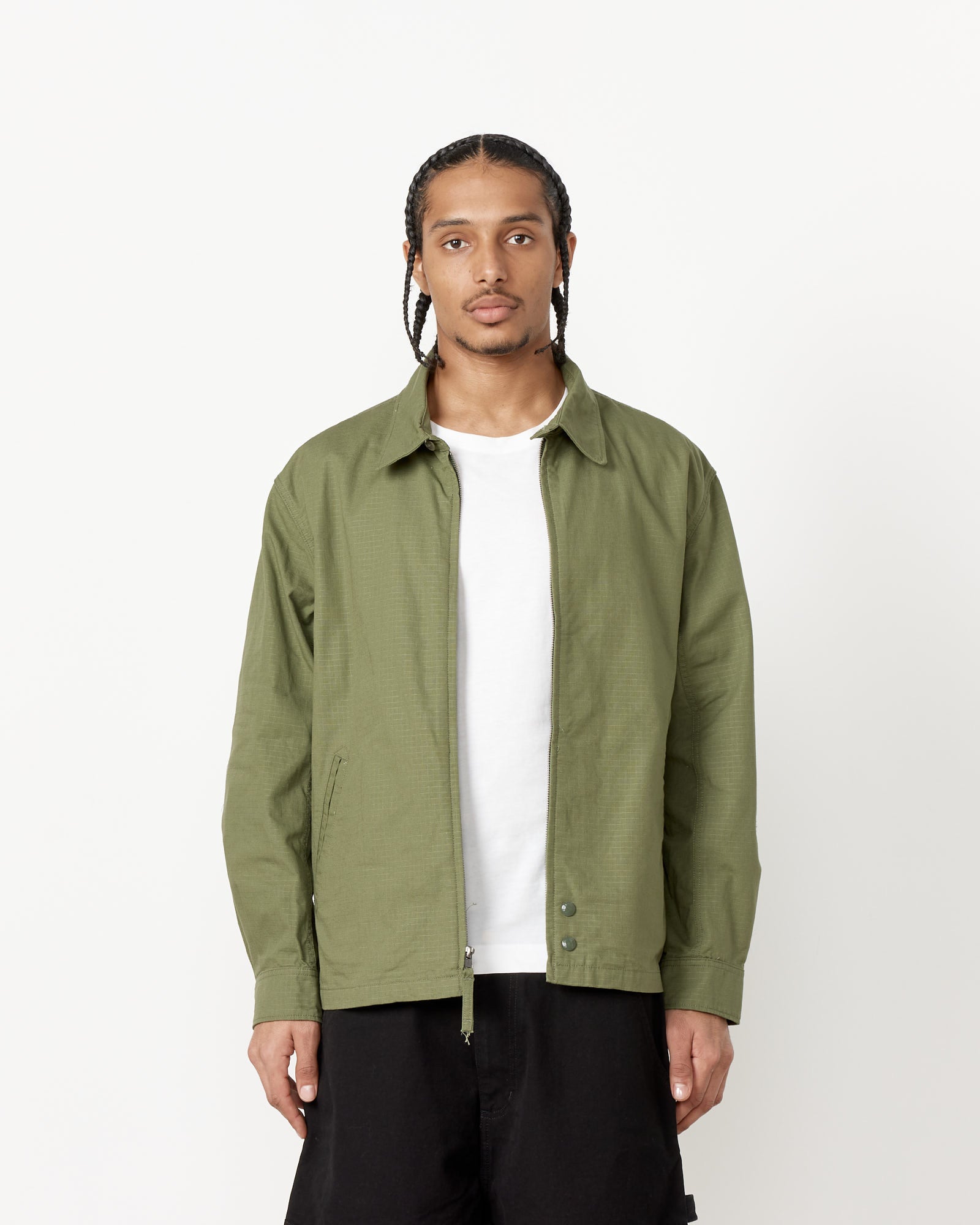 Engineered Garments Claigton Jacket Olive - Olive / M (255618)