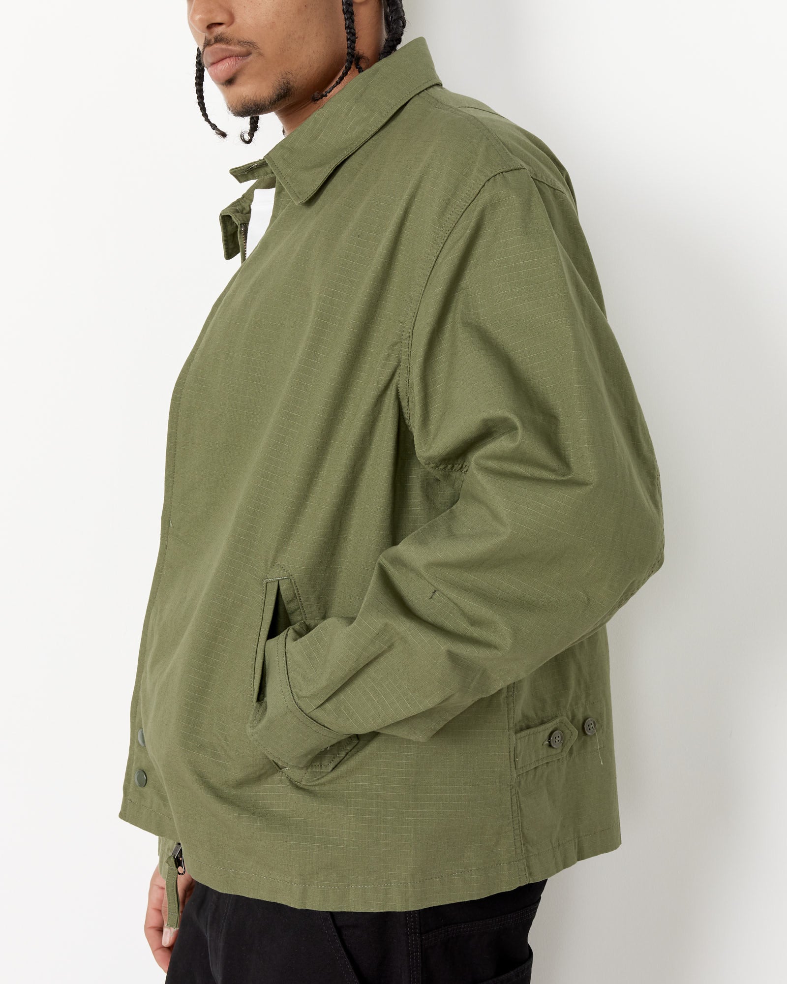 Engineered Garments Claigton Jacket Olive - Olive / M (255618)