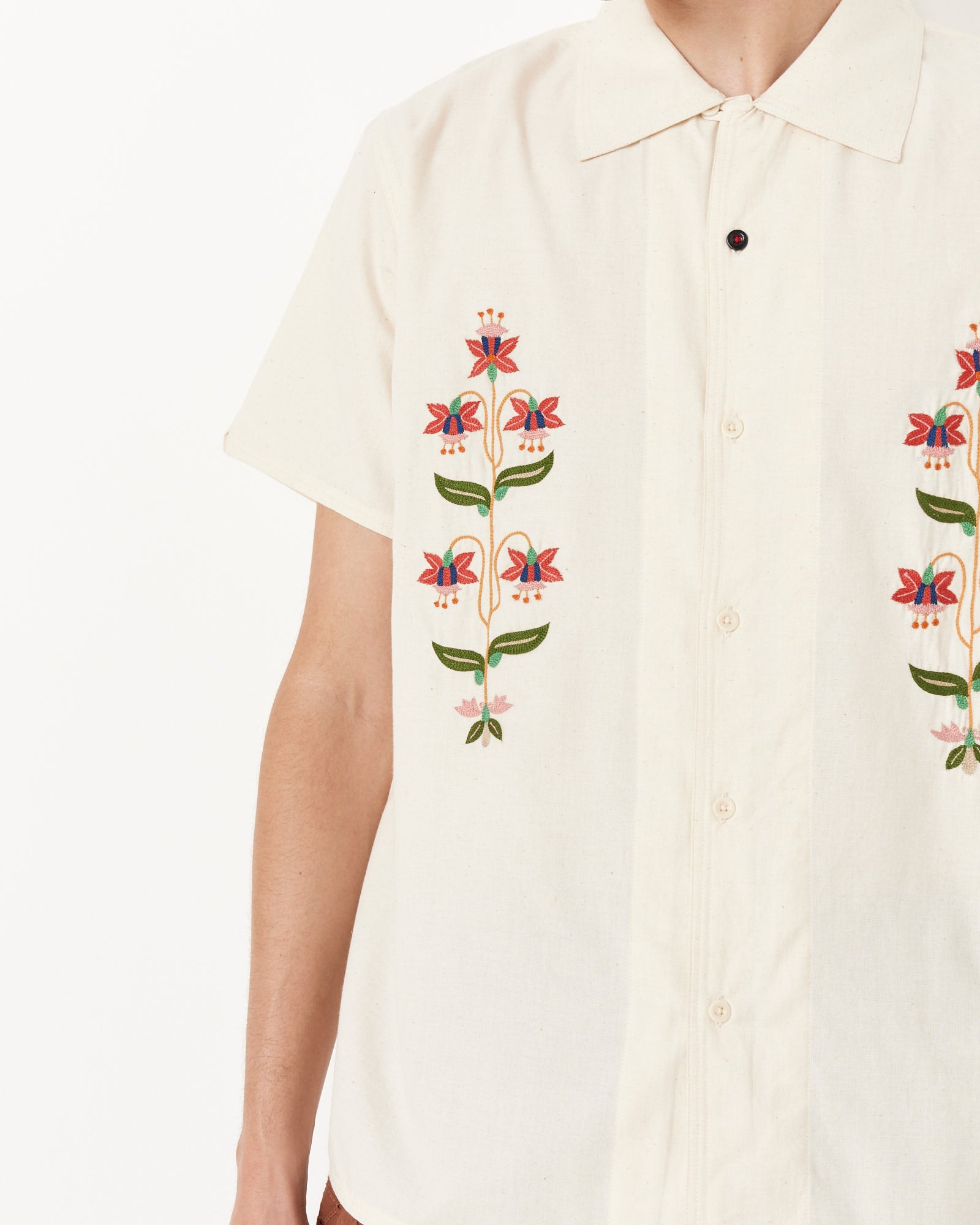 Kardo Embroidery Chintan Shirt Natural - Natural / L (255643)