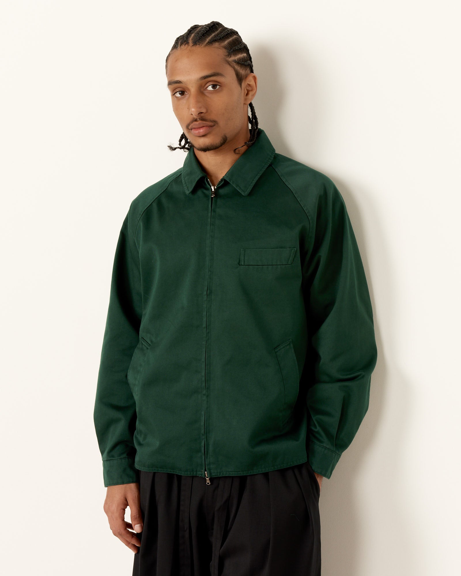 Nanamica Windstopper Chino Crew Jacket Green - Green / M (255691)