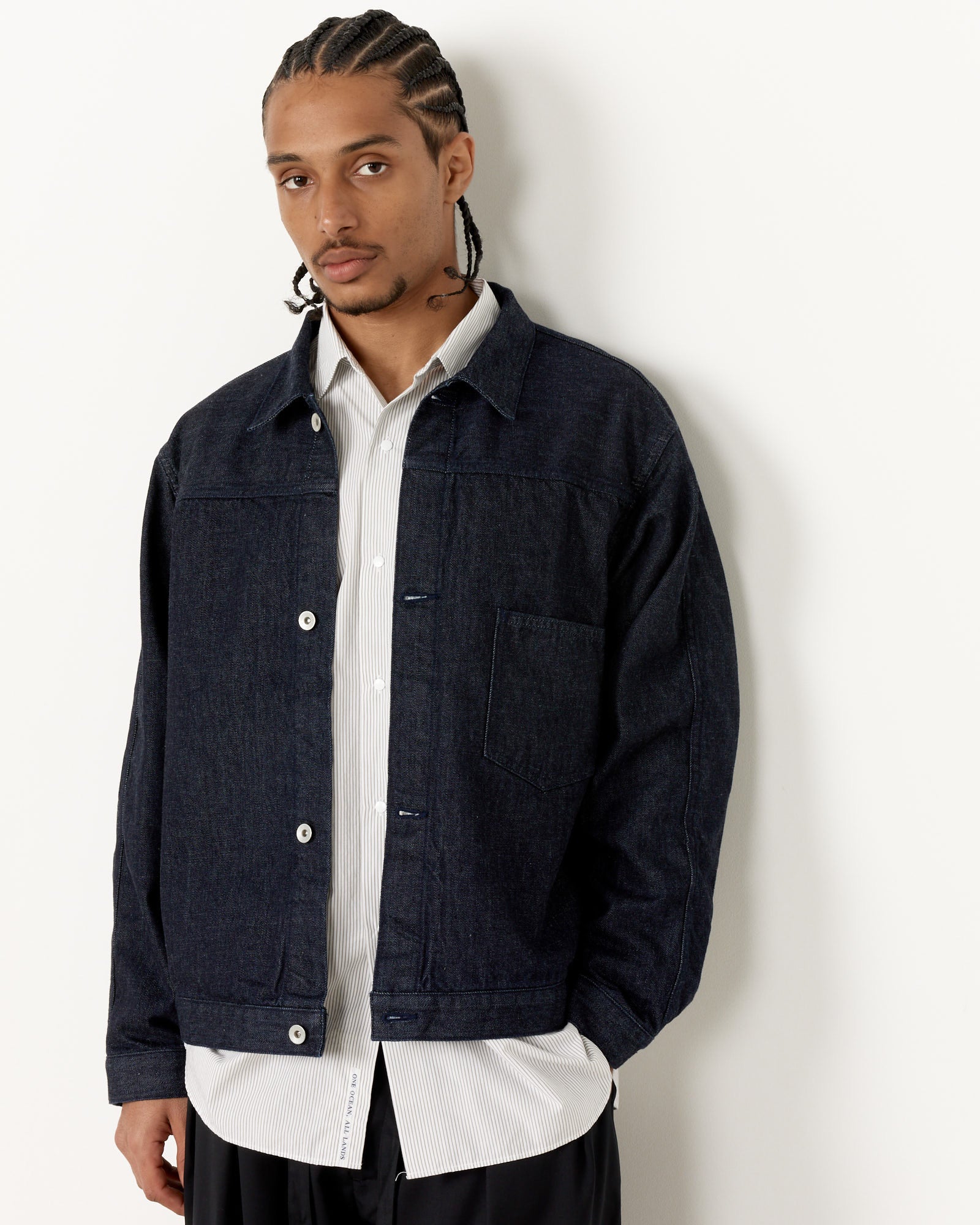 Nanamica Short Denim Jacket Indigo - Indigo / M (255695)