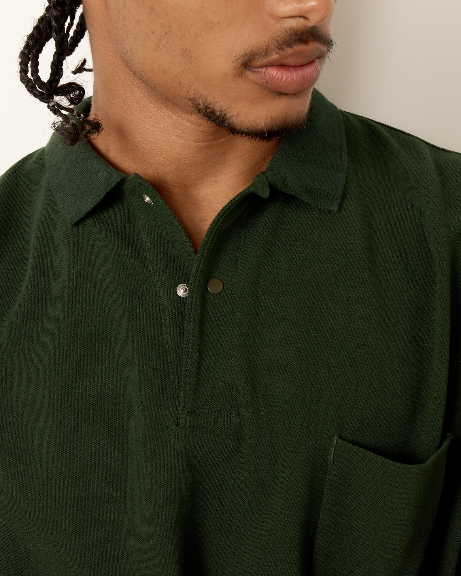 Nanamica S/S Polo Shirt Green - Green / M (255731)