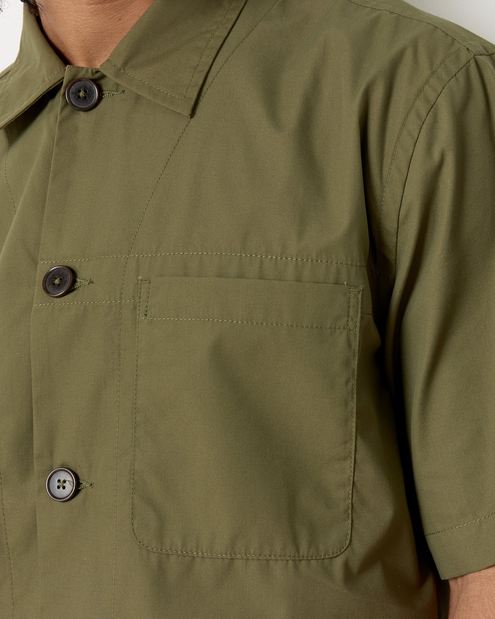 Universal Works Tech Overshirt Olive - Olive / L (255755)