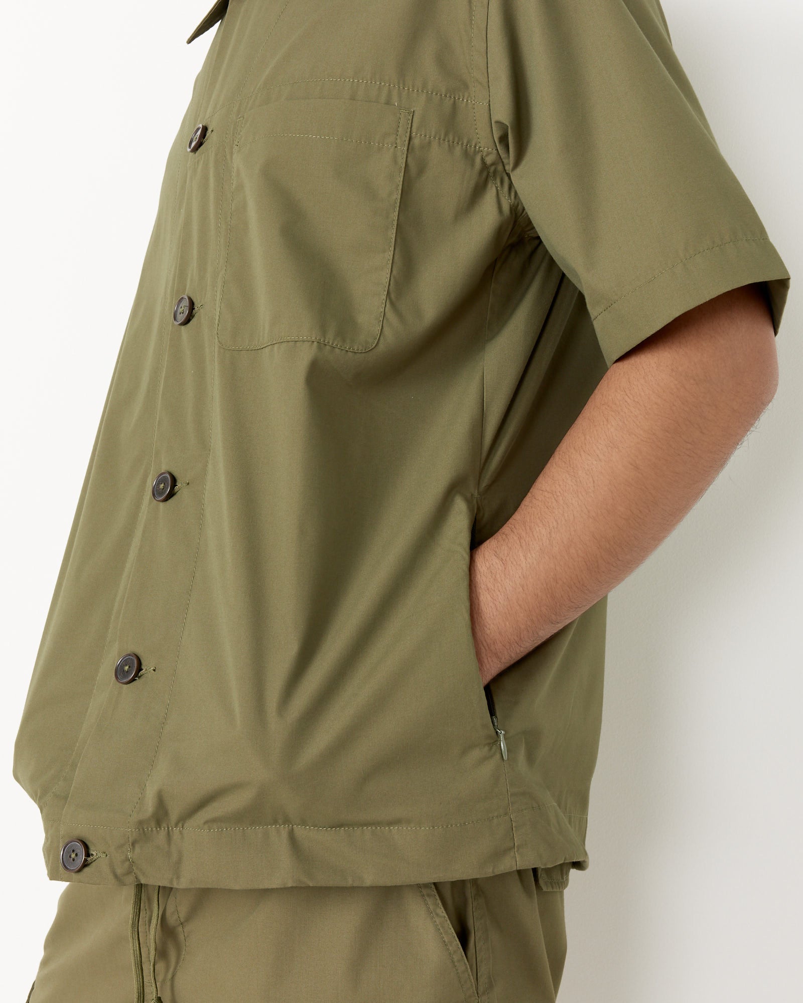 Universal Works Tech Overshirt Olive - Olive / L (255755)