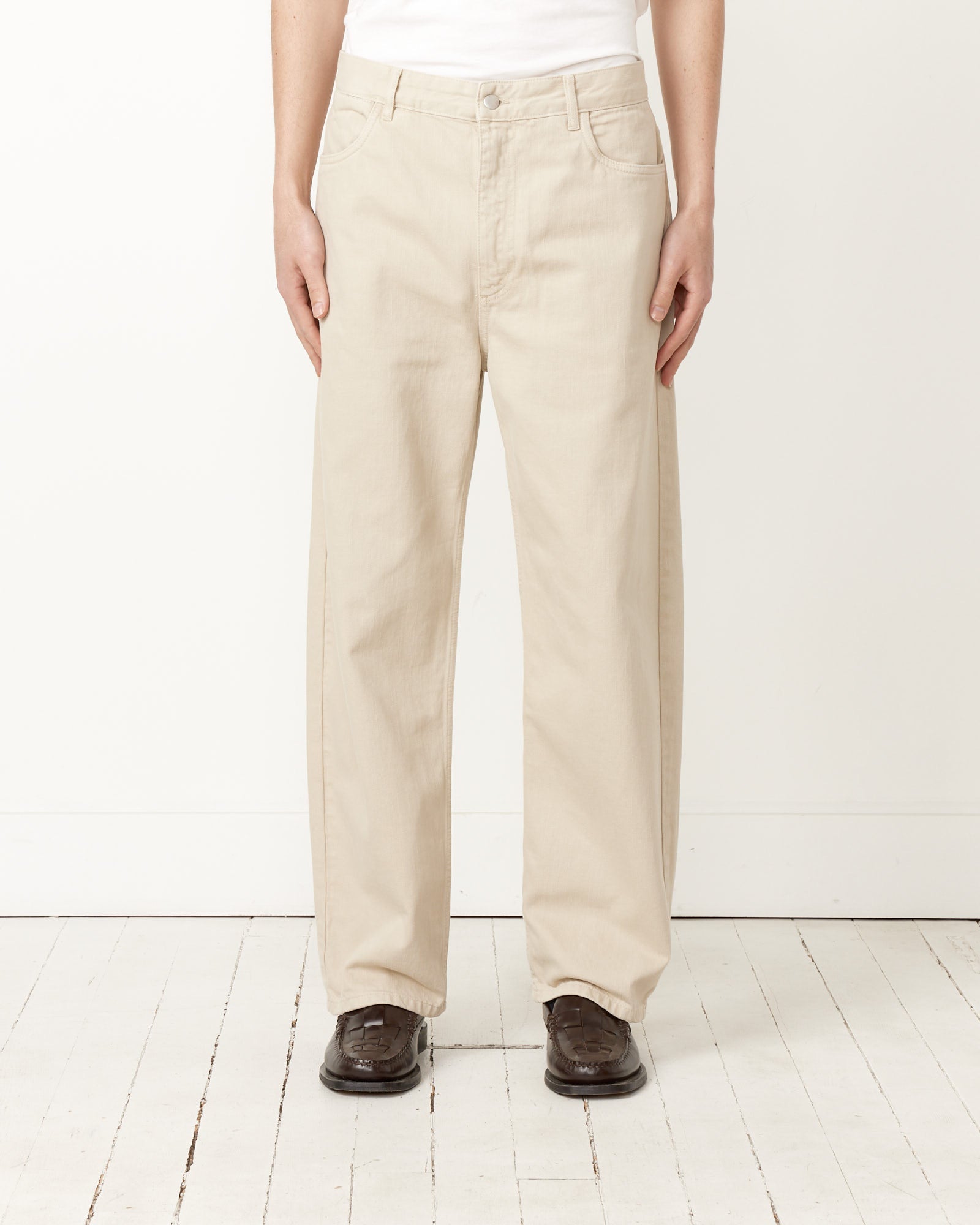 Studio Nicholson Garment Dyed Pant Dove - Dove / M (255787)