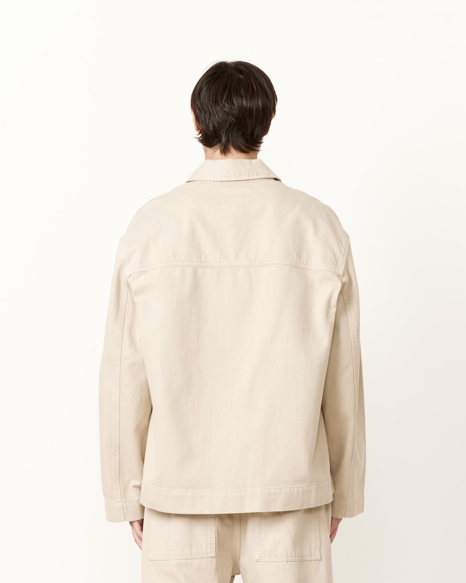 Studio Nicholson Garment Dyed Jacket Dove - Dove / L (255792)