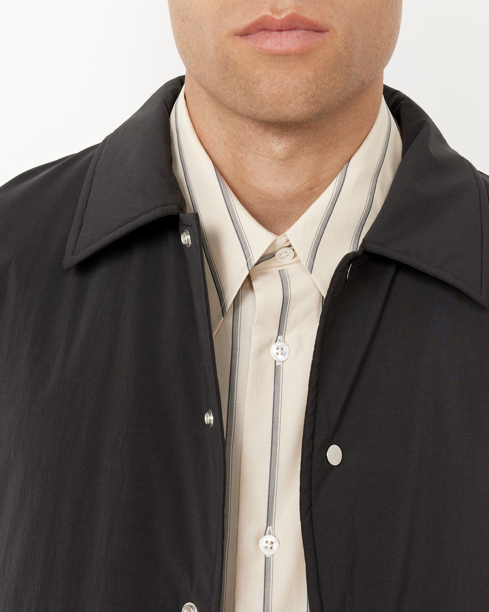 Studio Nicholson Padded Shirt - Black / M (255799)