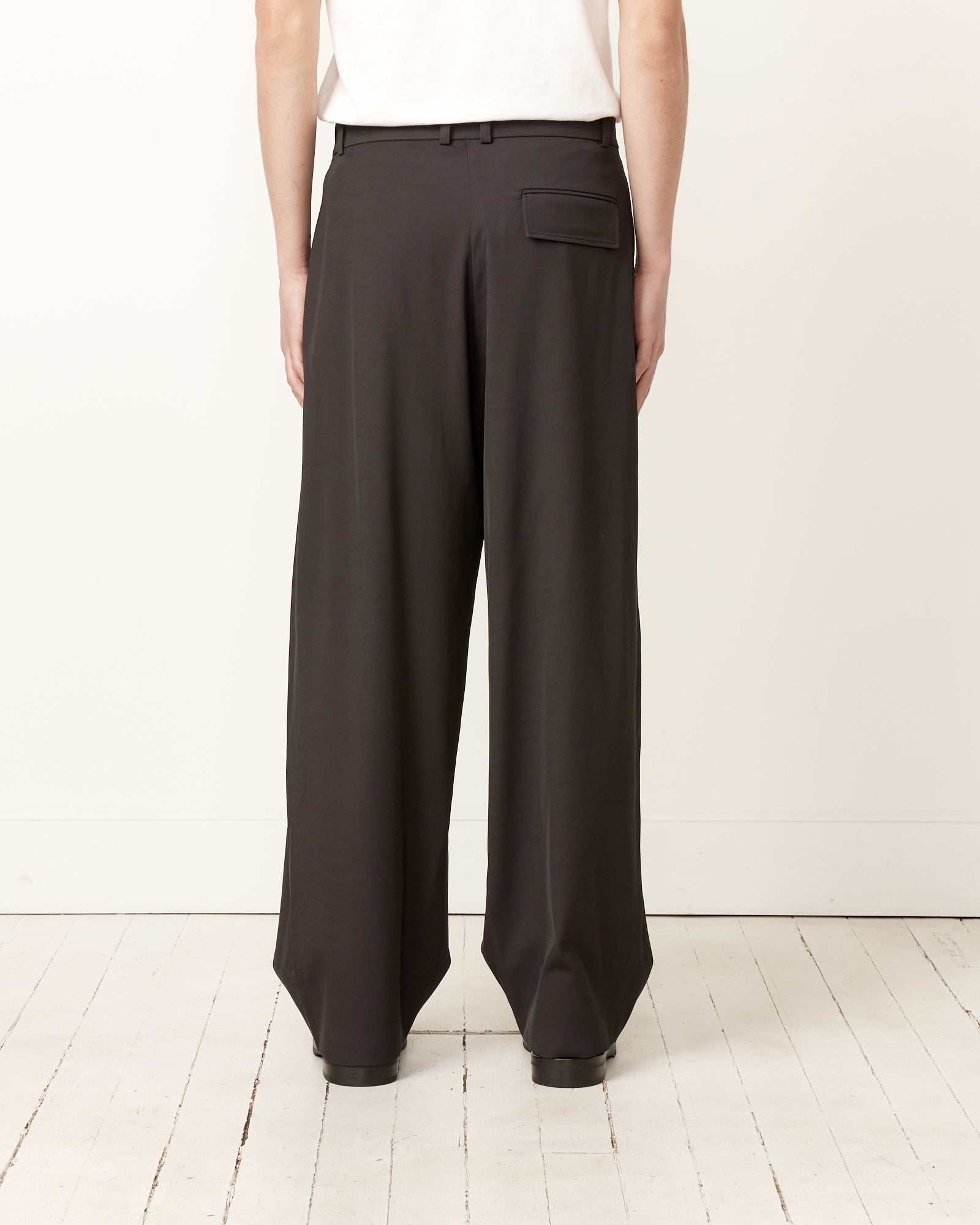 Studio Nicholson Pleat Pant Asphalt - Asphalt / M (255815)