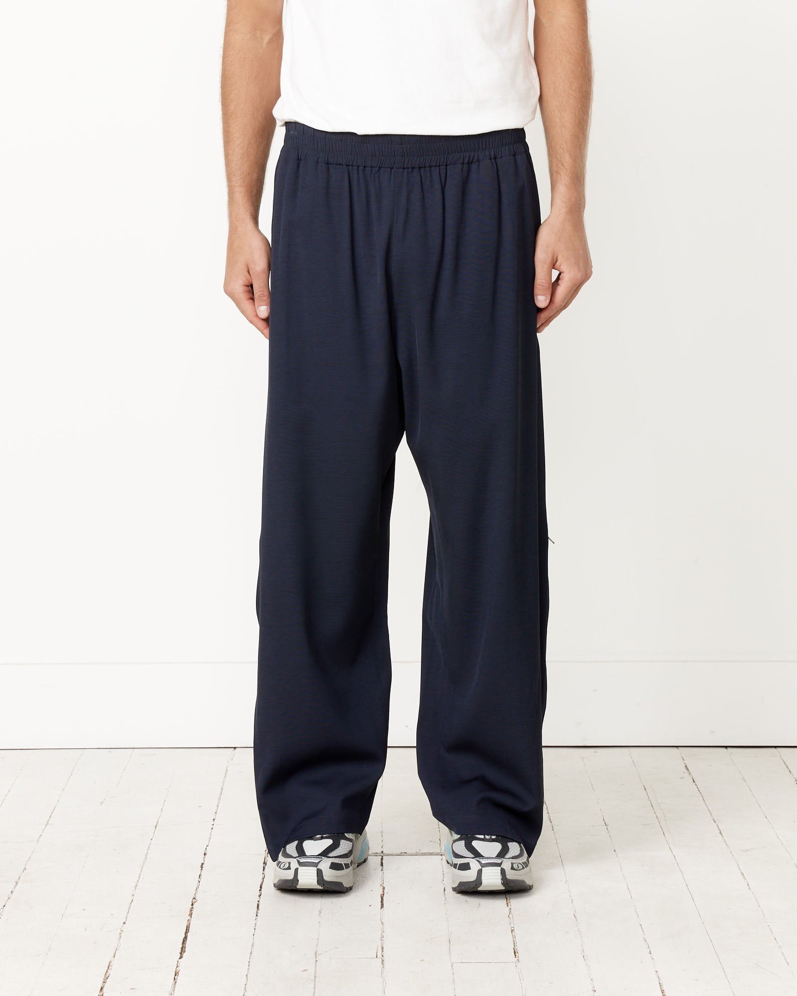 Studio Nicholson Zip Hem Pant - Darkest Navy / M (255819)