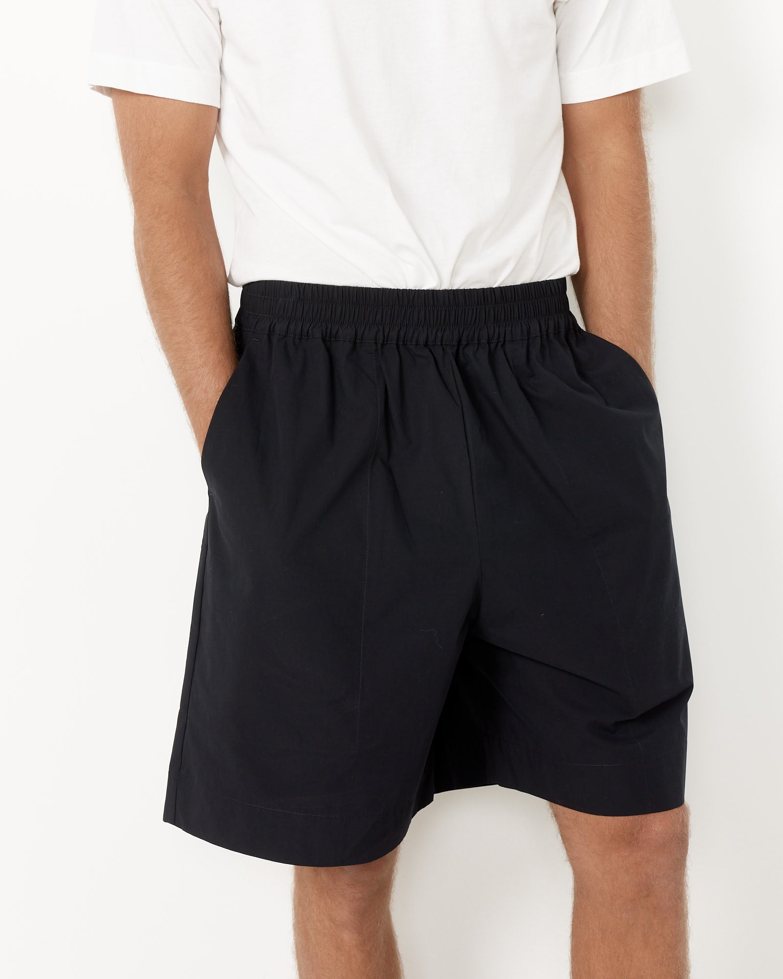 Studio Nicholson Elasticated Waist Short Darkest Navy - Darkest Navy / M (255835)