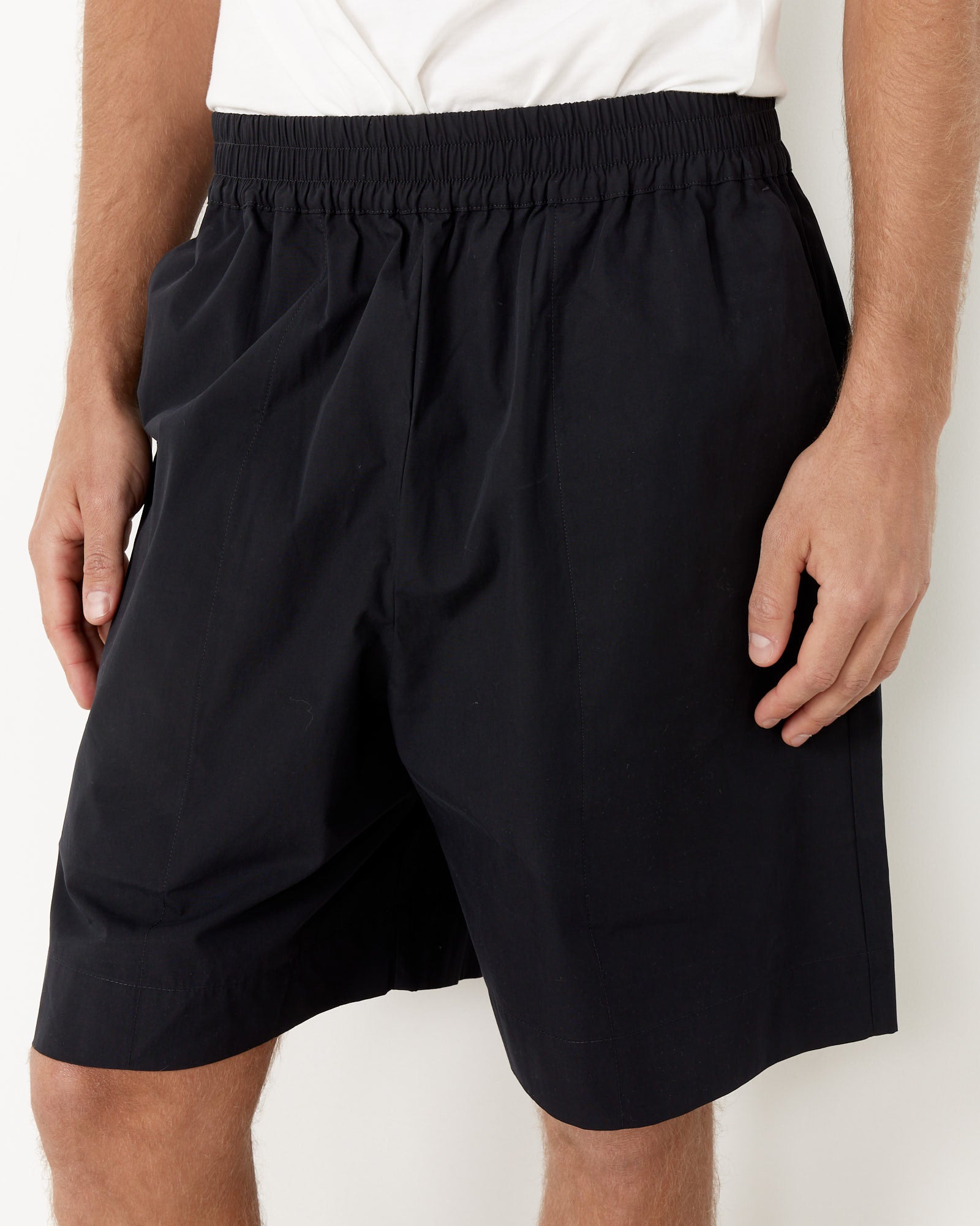 Studio Nicholson Elasticated Waist Short Darkest Navy - Darkest Navy / M (255835)