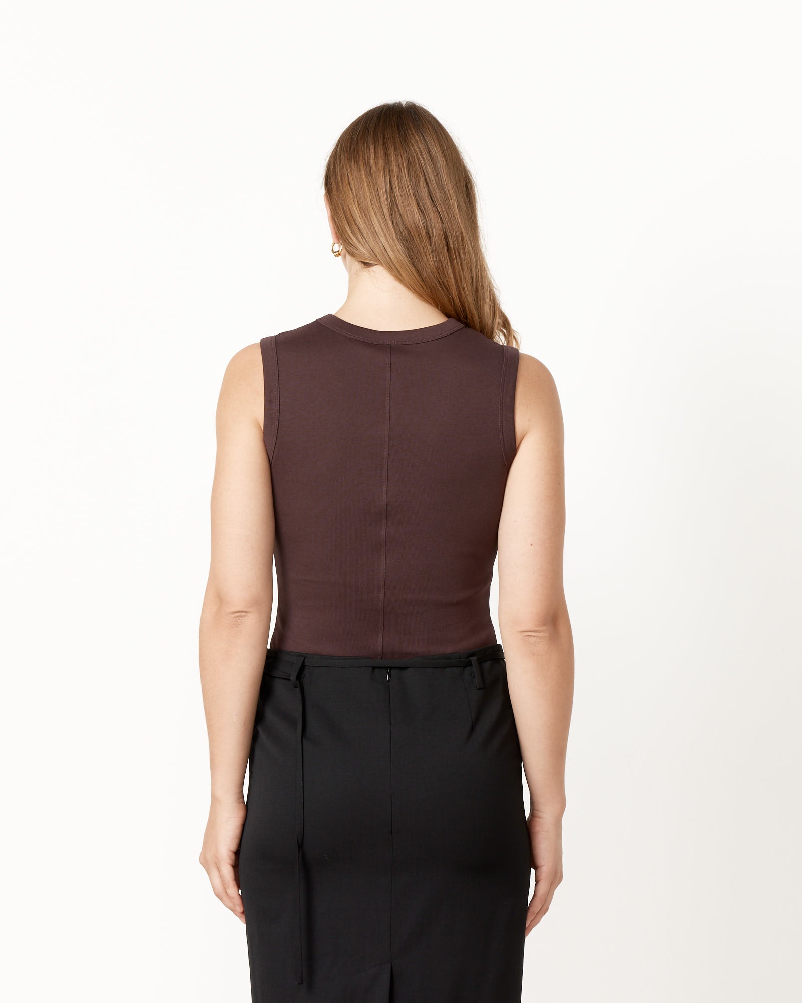 Flore Flore Esme Tank - Choco Plum / M (255942)