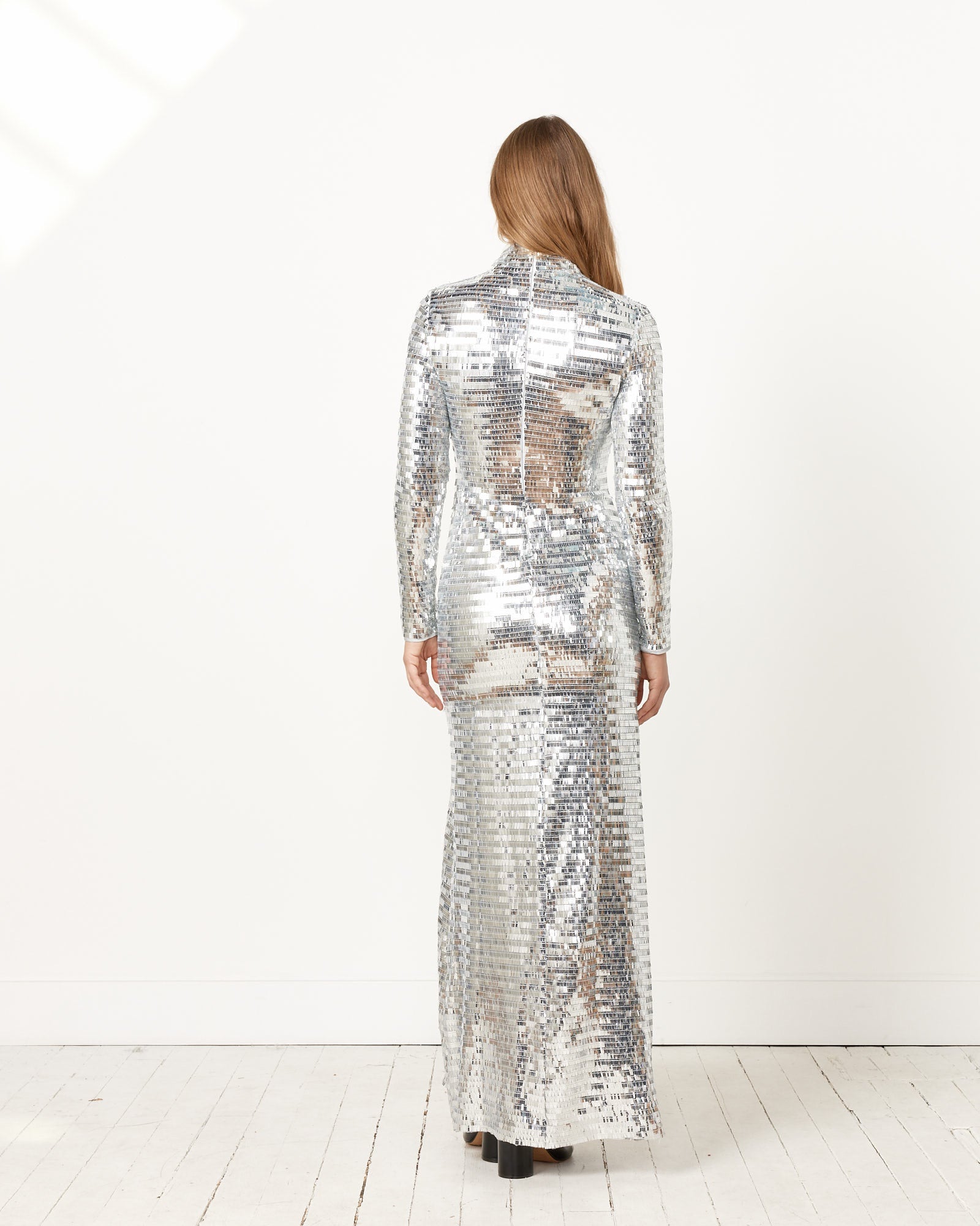 Simon Miller Sequin Sculpty Dress - Satellite Silver / 2 (256108)