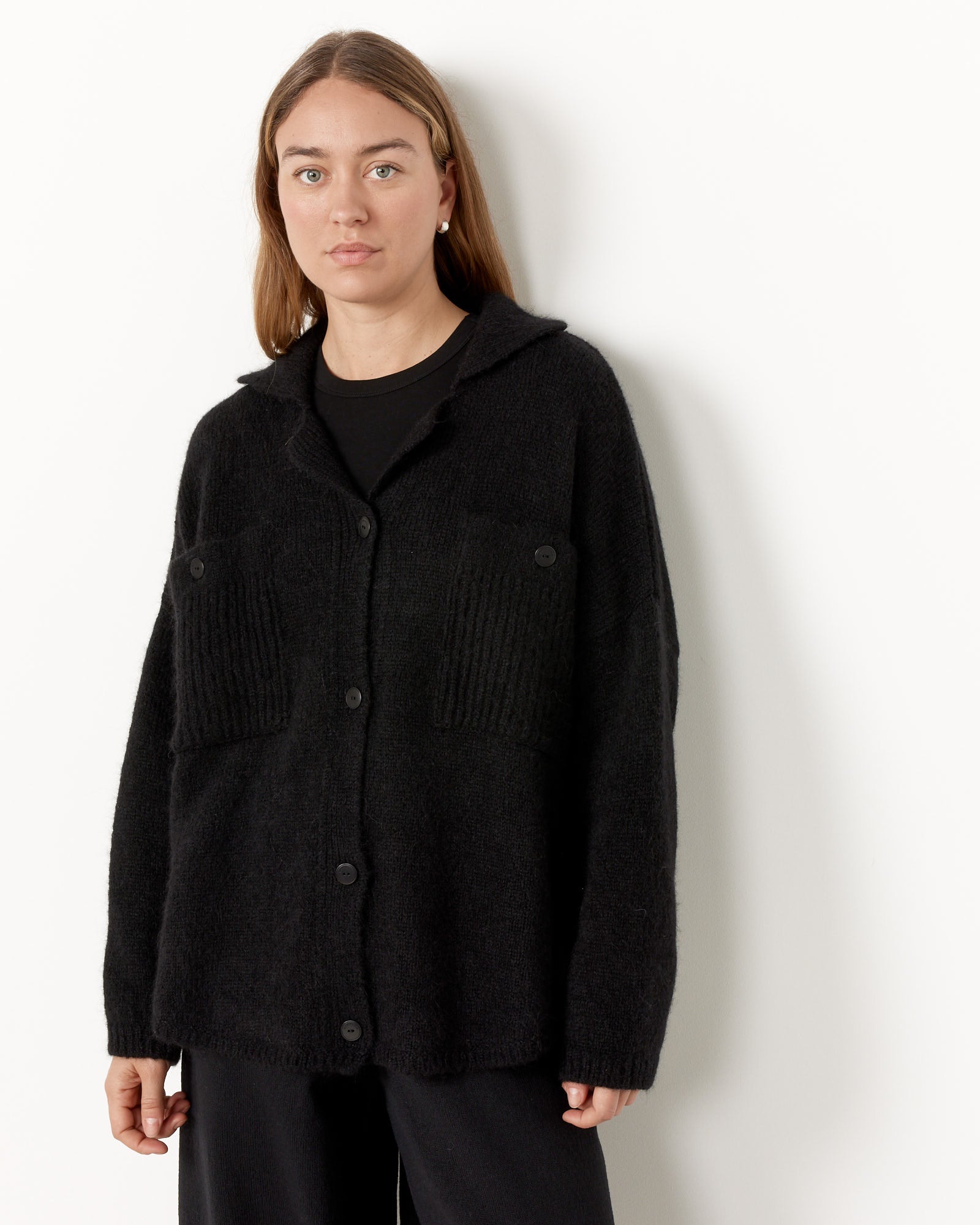 Cordera Baby Alpaca Polo Jacket - Black / OS (256114)