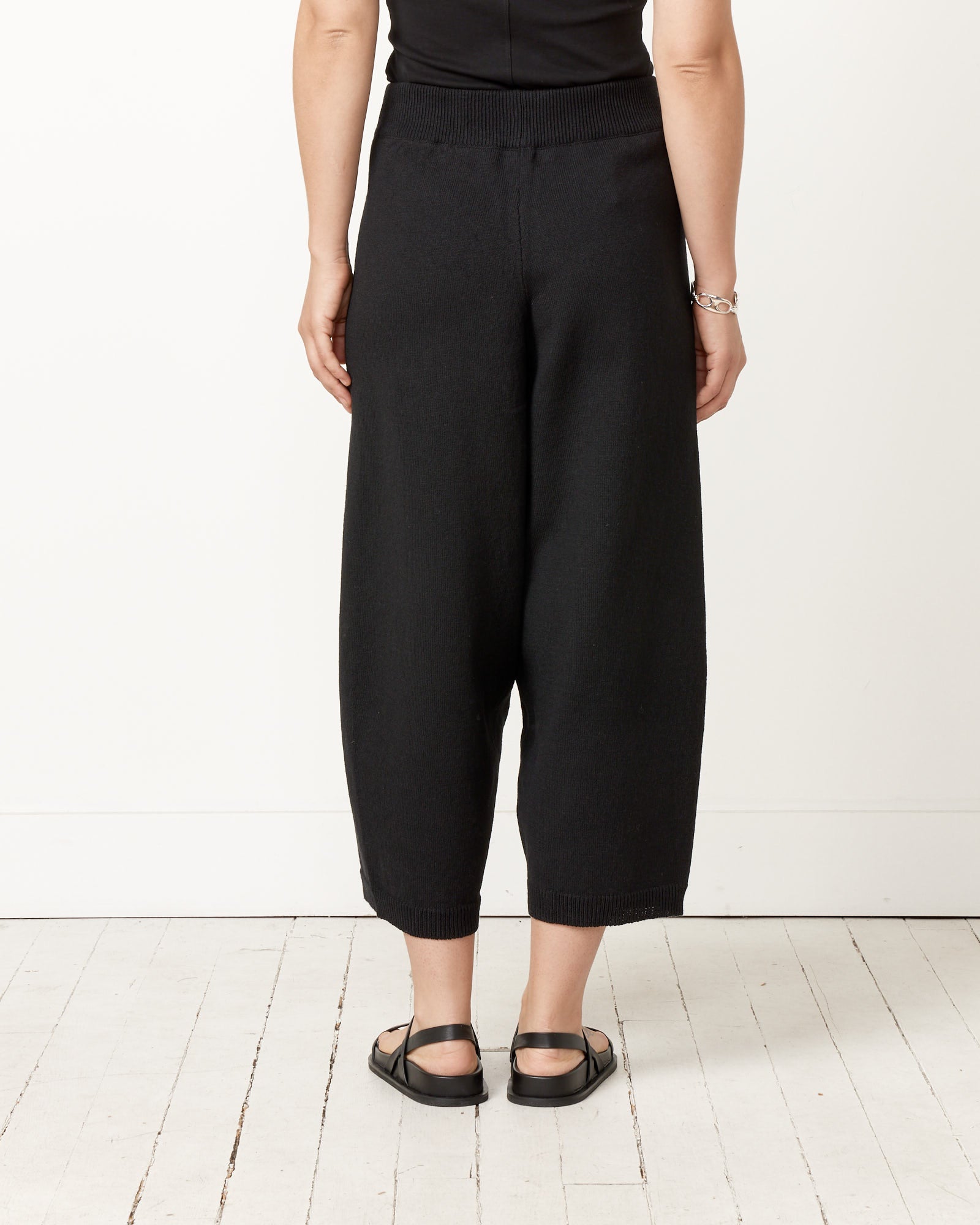 Cordera Cotton Knitted Pant - Black / OS (256116)