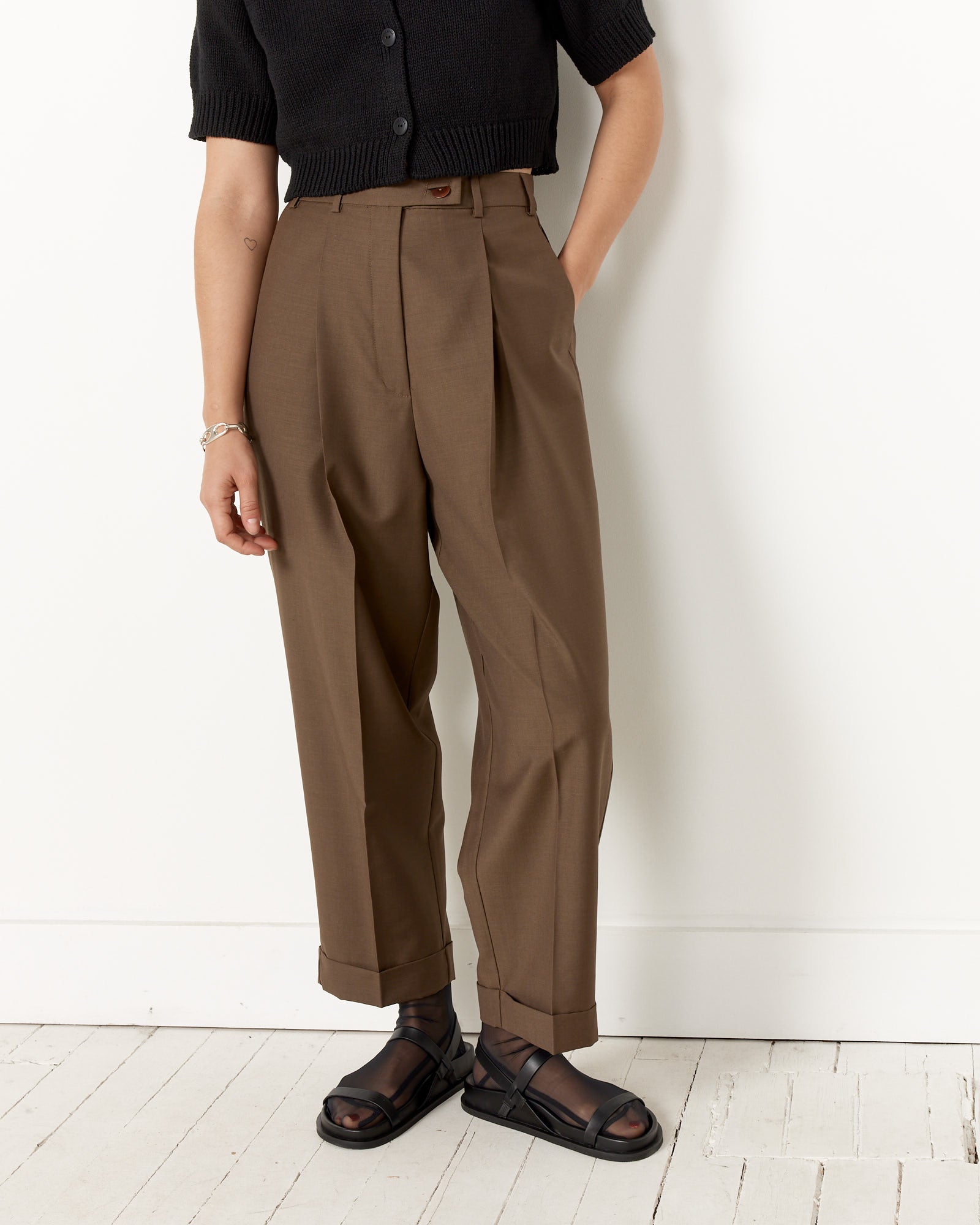 Cordera Masculine Tailoring Pant - Teak / 1 (256118)