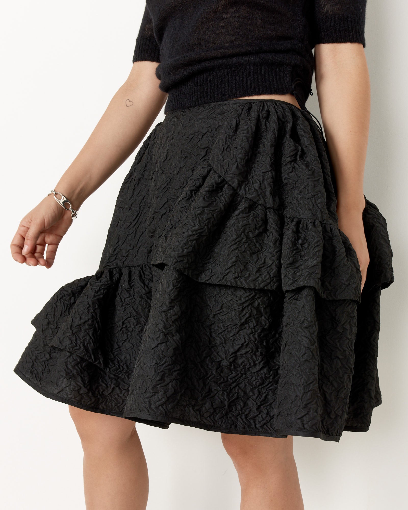 Cecilie Bahnsen Vanilla Skirt - Black / 8 (256147)