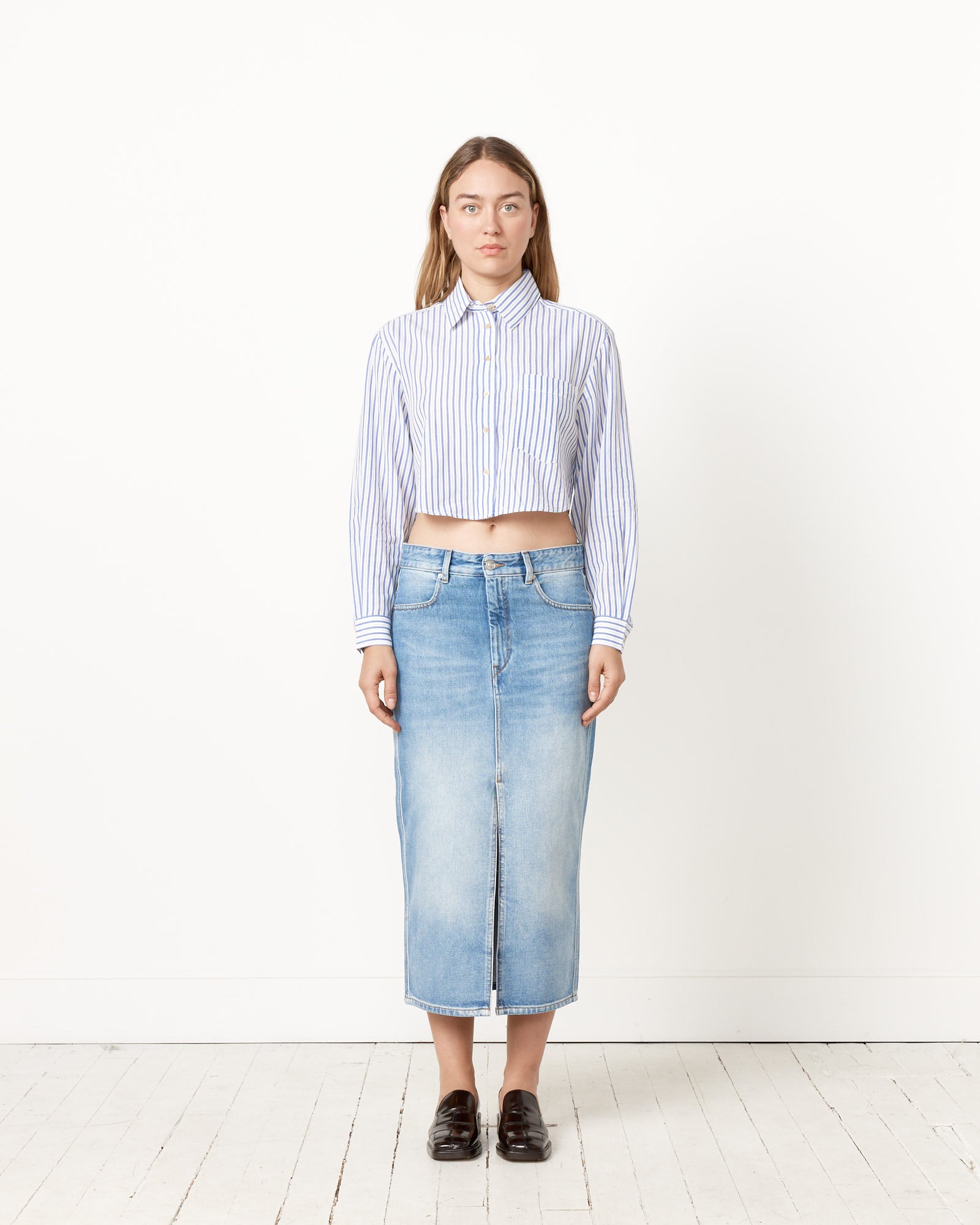 Isabel Marant Etoile Eliora Shirt - Azure / 38 (256186)