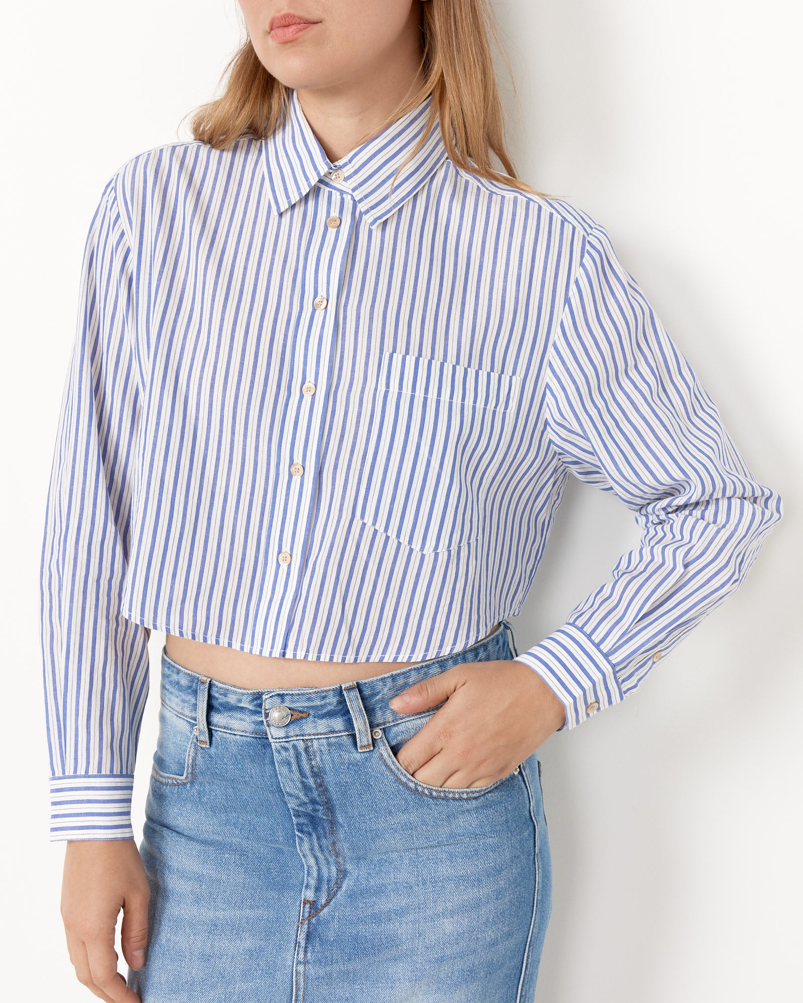 Isabel Marant Etoile Eliora Shirt - Azure / 38 (256186)