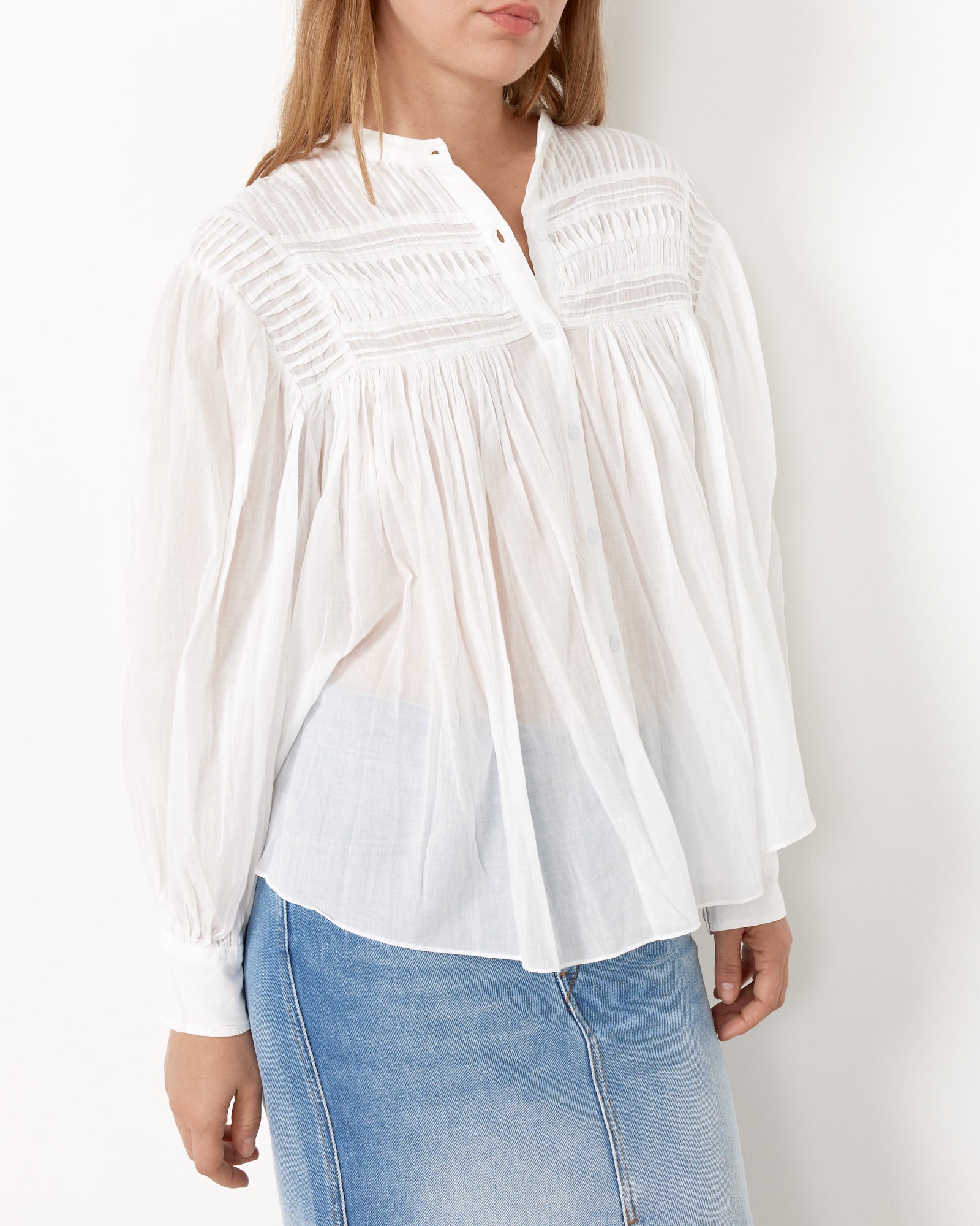 Isabel Marant Etoile Plalia Shirt - White / 38 (256190)