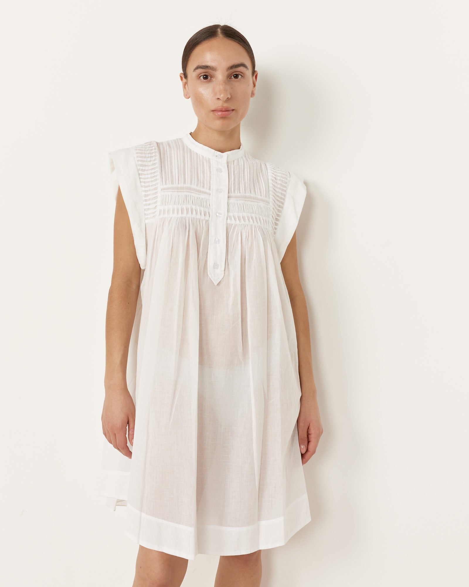 Isabel Marant Etoile Leazali Dress - White / 34 (256201)