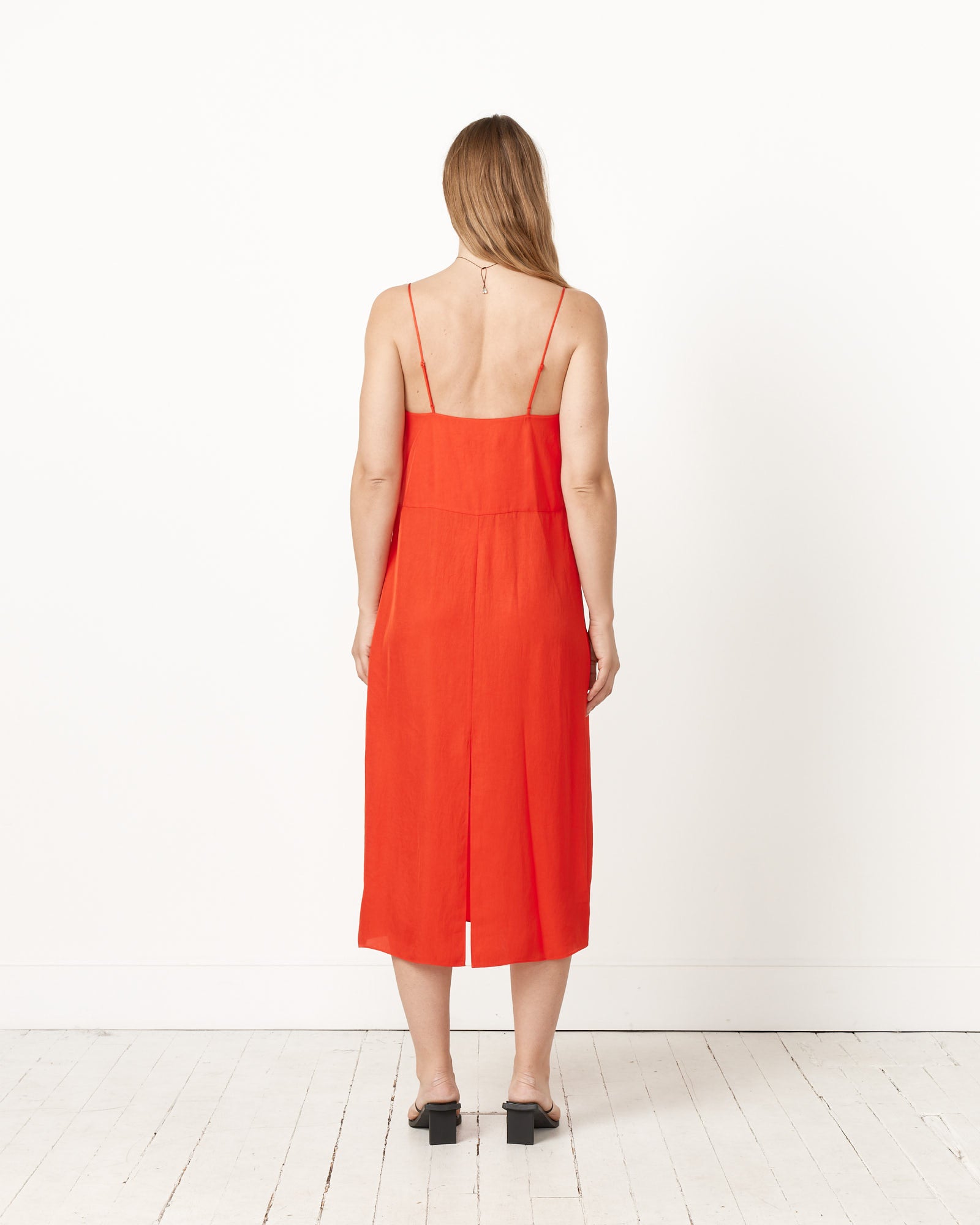 Tibi The Slip Dress - Red / 4 (256245)