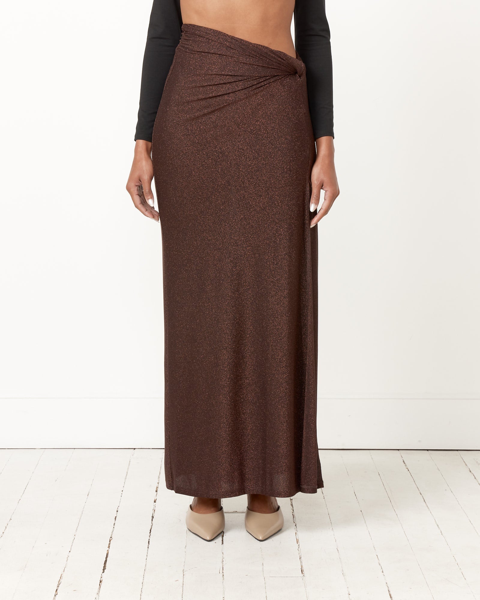 Beaufille Maia Midi Skirt Espresso - Espresso / XS (256319)