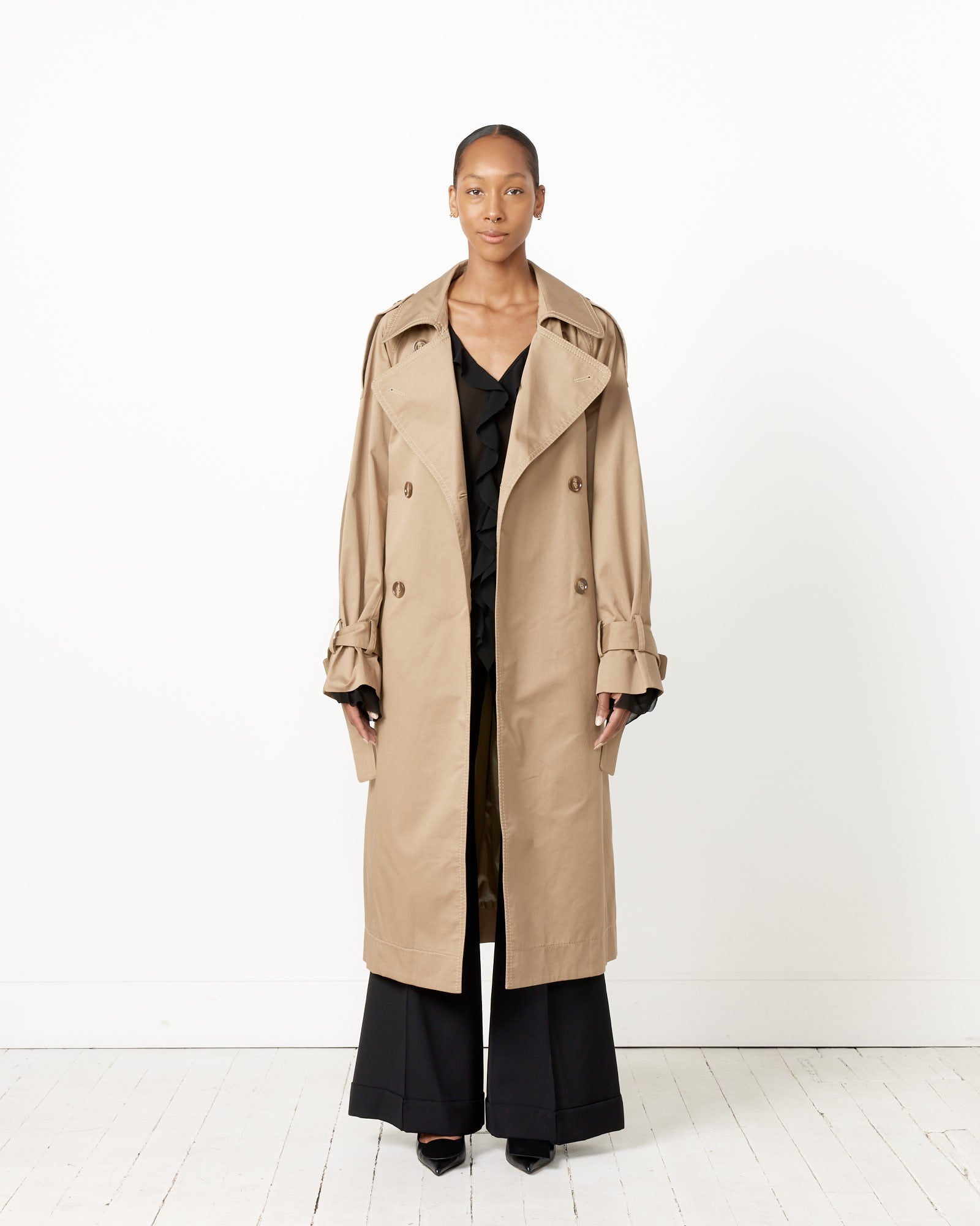 Acne Studios 819 Coat Cold Beige - Cold Beige / 36 (256350)