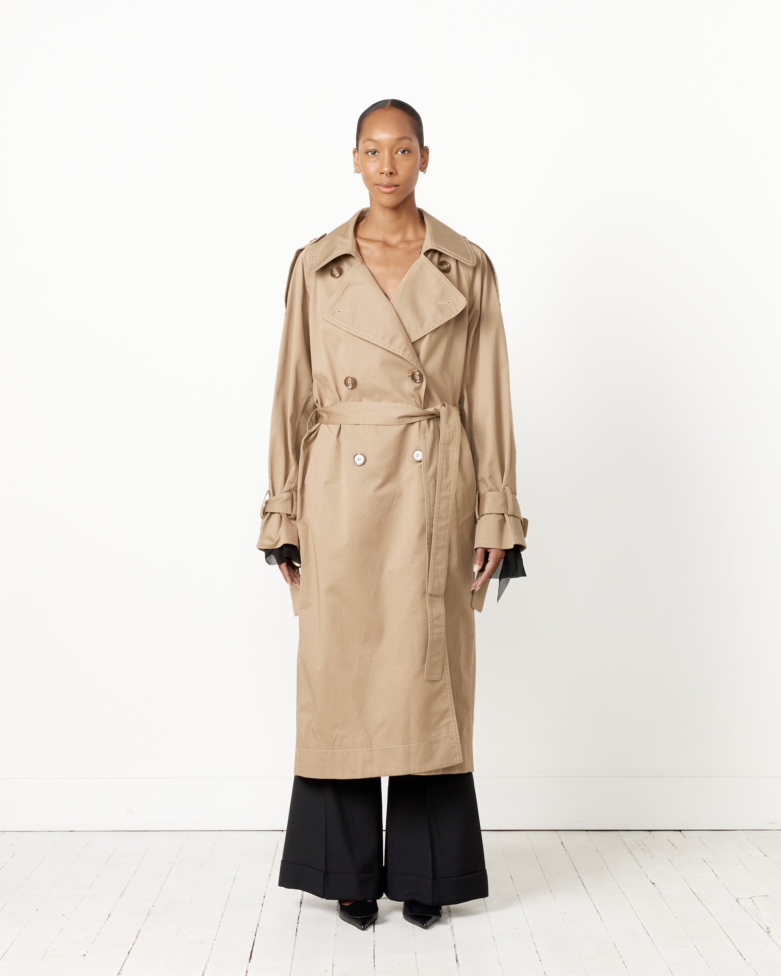 Acne Studios 819 Coat Cold Beige - Cold Beige / 36 (256350)