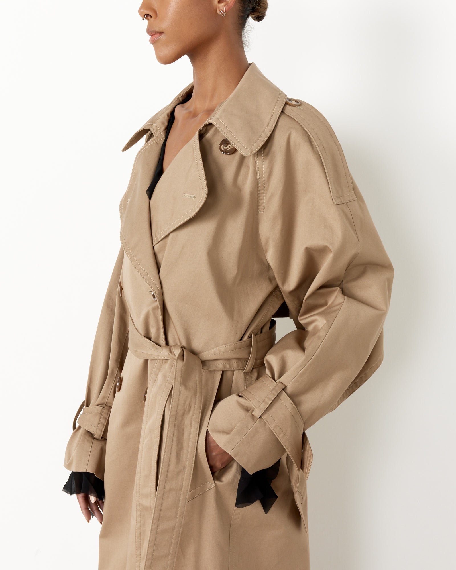 Acne Studios 819 Coat Cold Beige - Cold Beige / 36 (256350)