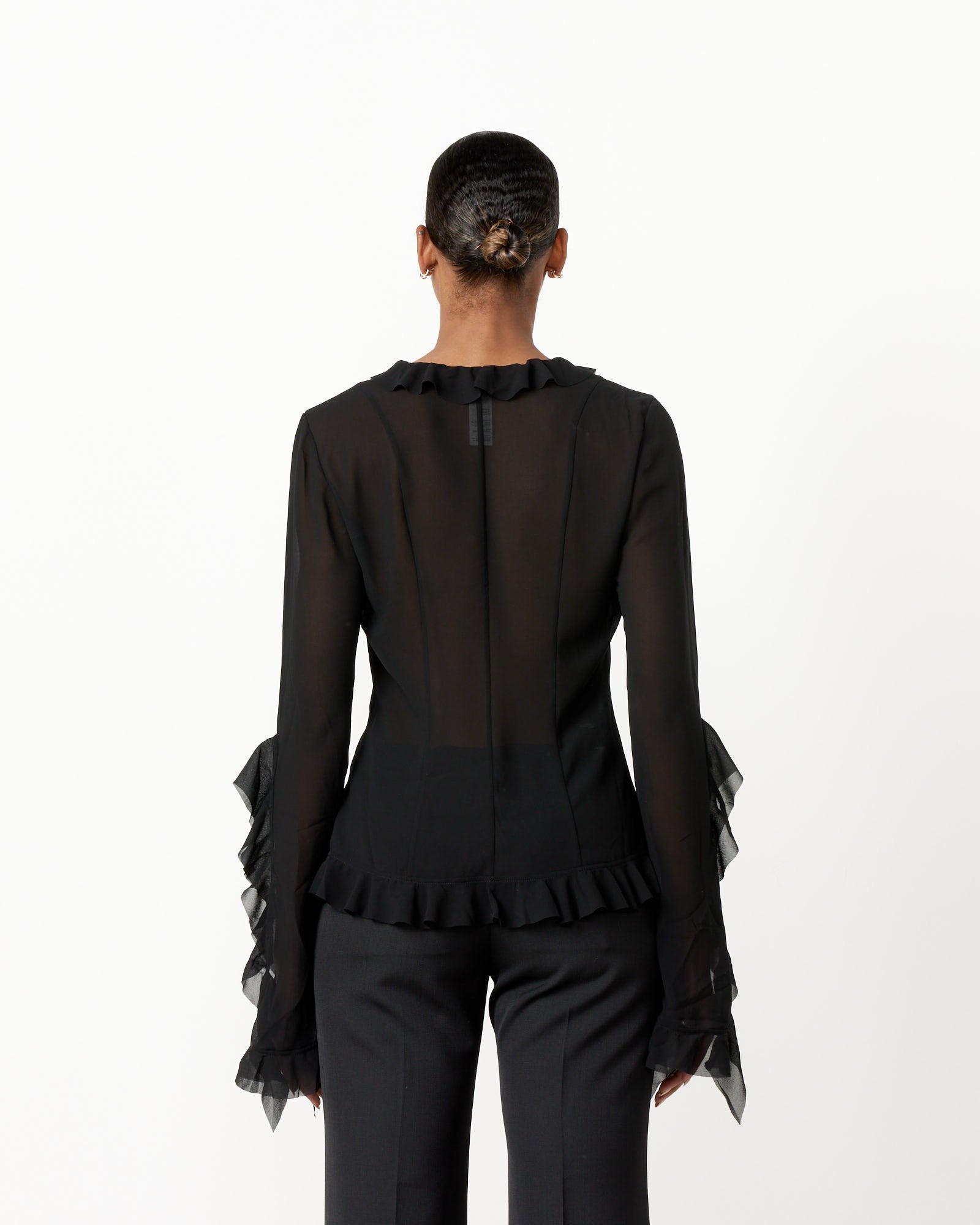 Acne Studios 005 Blouse Black - Black / 34 (256355)