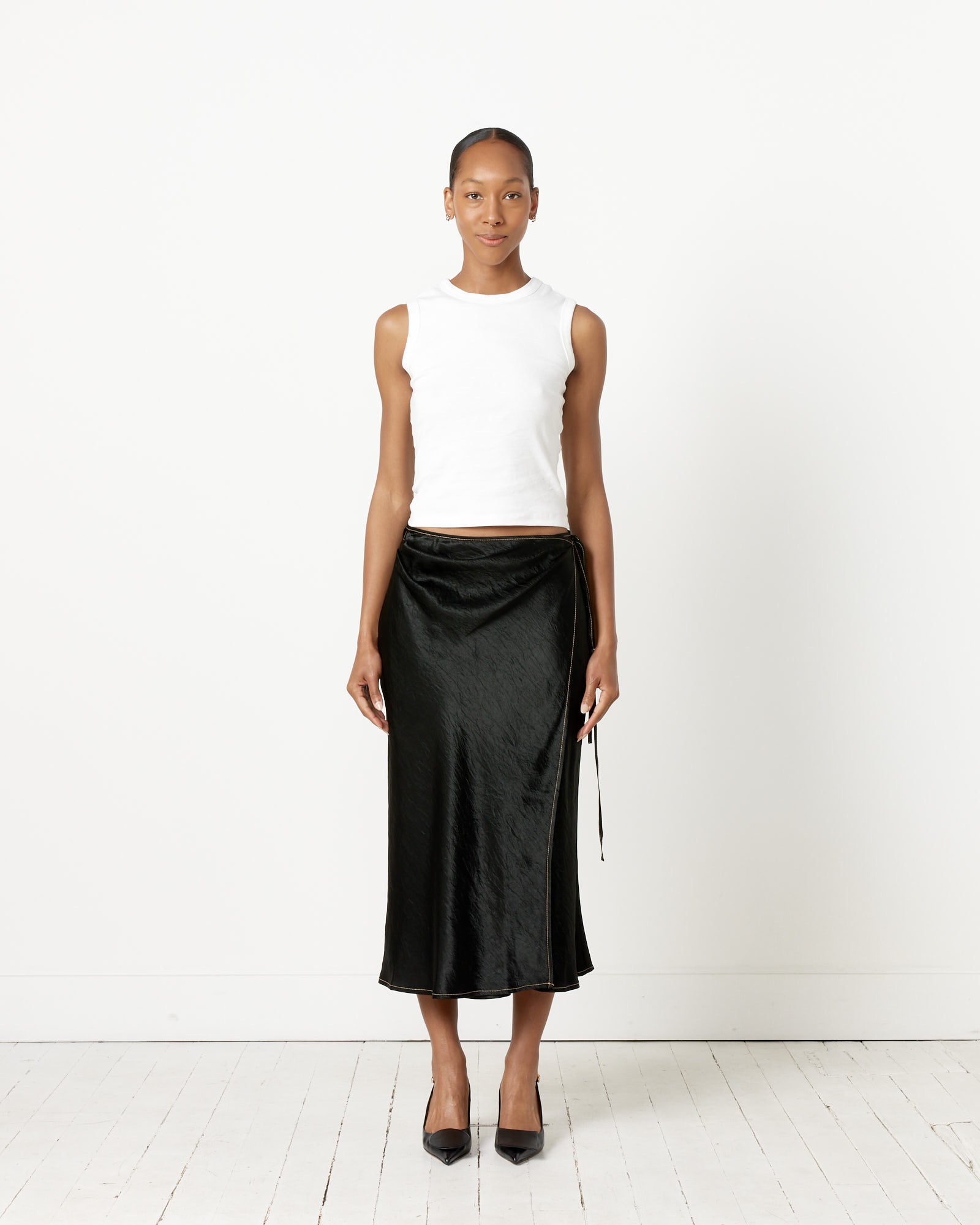 Acne Studios 639 Skirt Black - Black / 36 (256365)