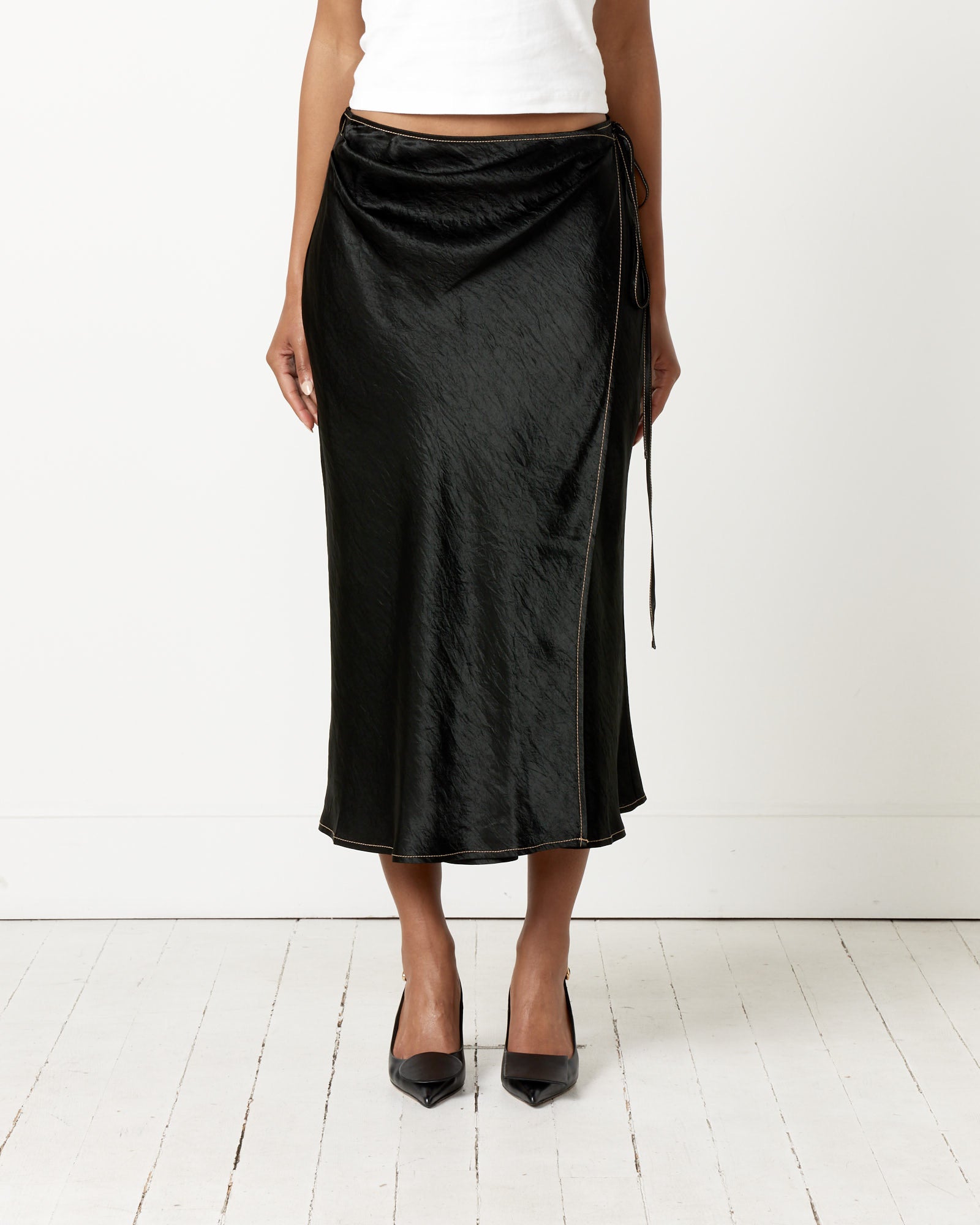 Acne Studios 639 Skirt Black - Black / 36 (256365)