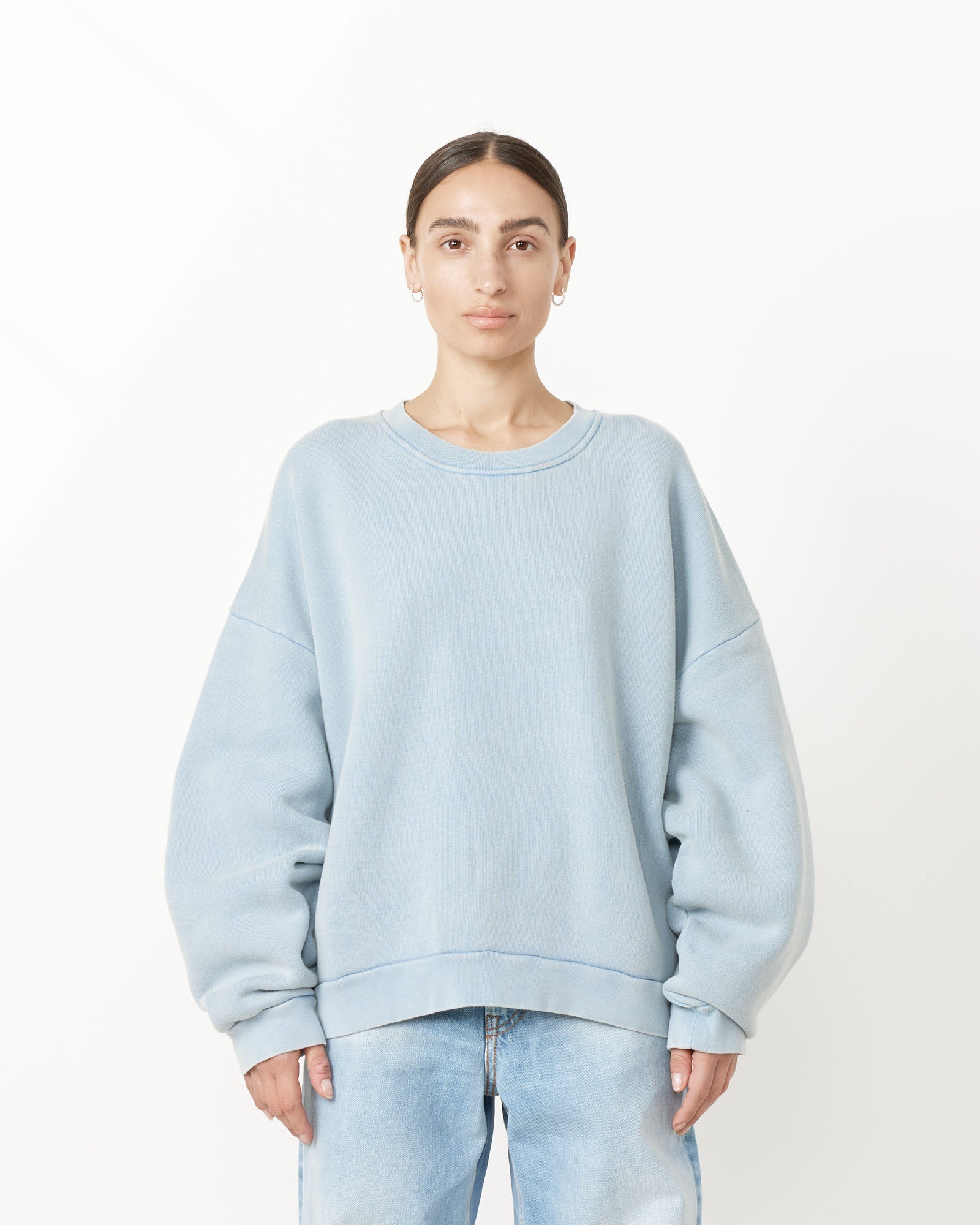 Blue Crewneck Sweater - Old Blue / XS (256388)