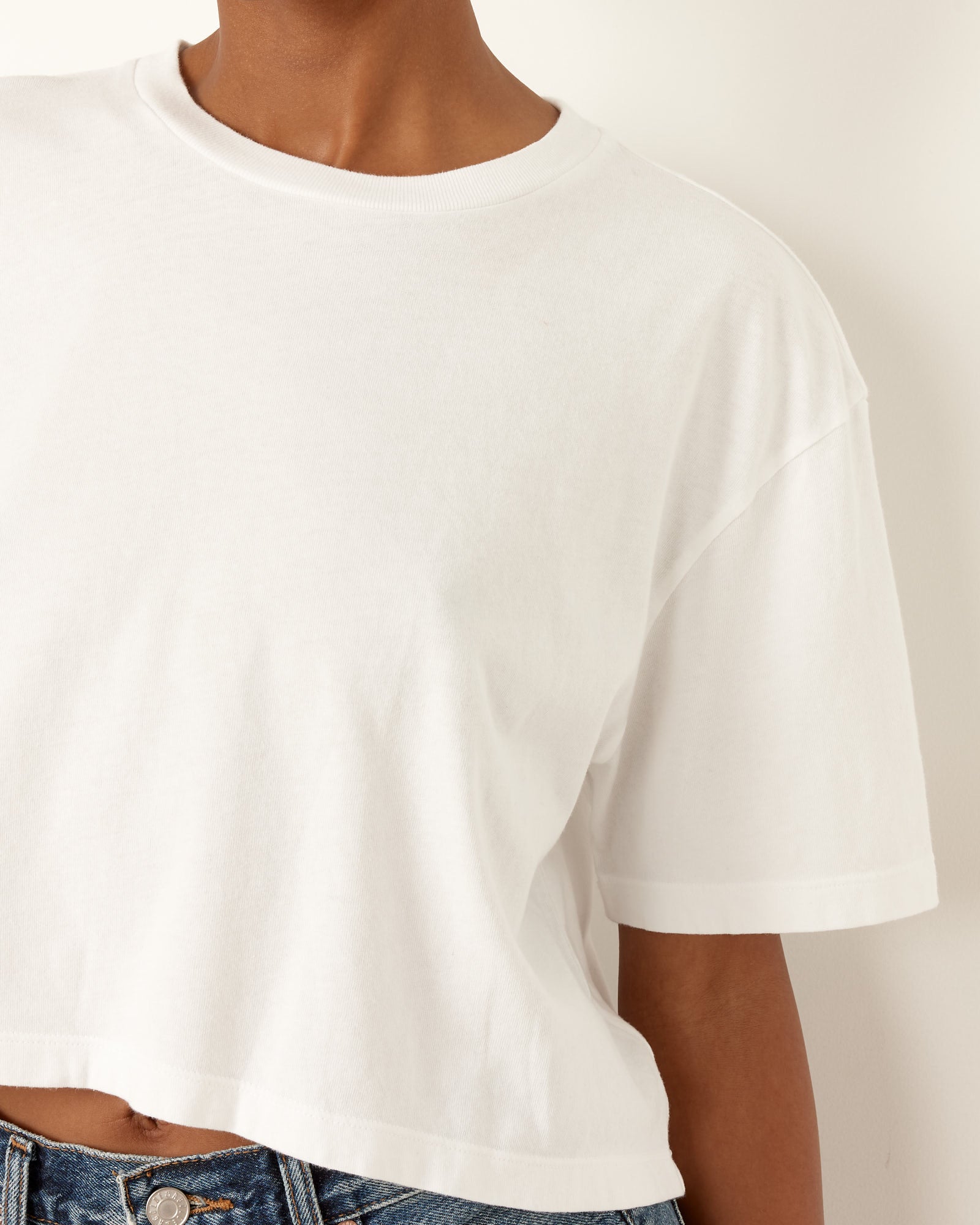 AGOLDE Anya Tee White - White / S (256421)