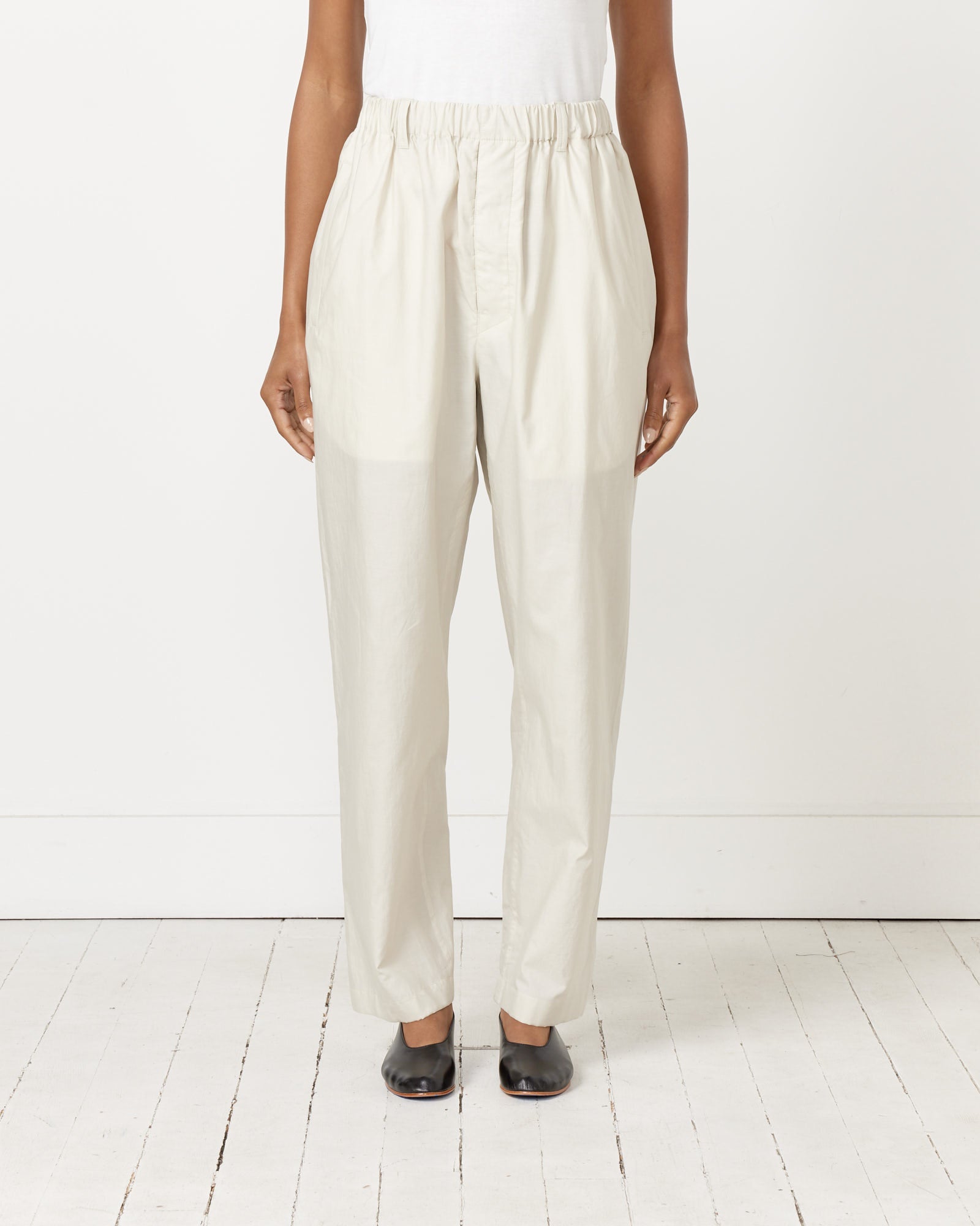 Lemaire Relaxed Pant Pale Mastic - Pale Mastic / XS (256498)