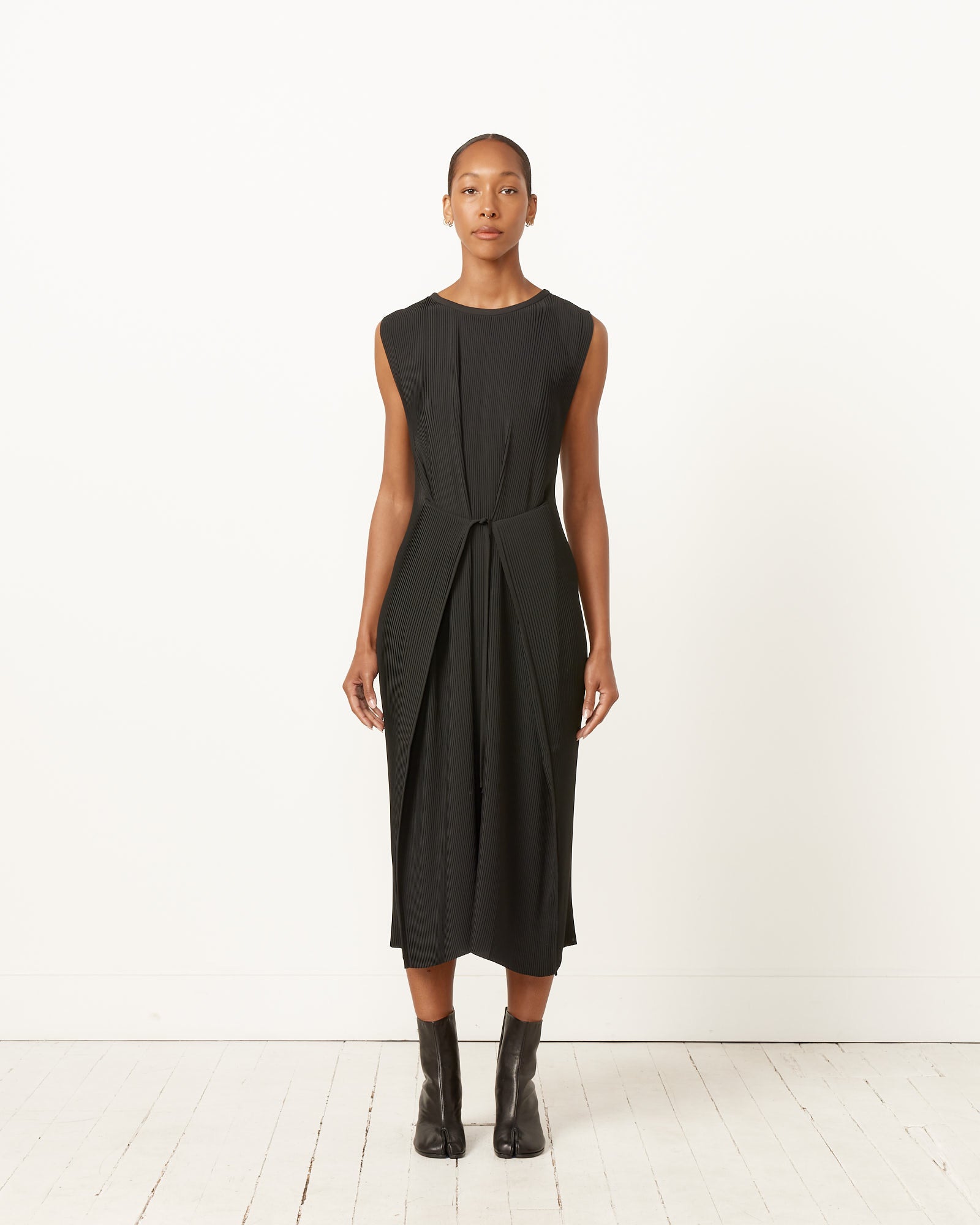 Henrik Vibskov Pull Plisse Dress Black - Black / XS (256562)