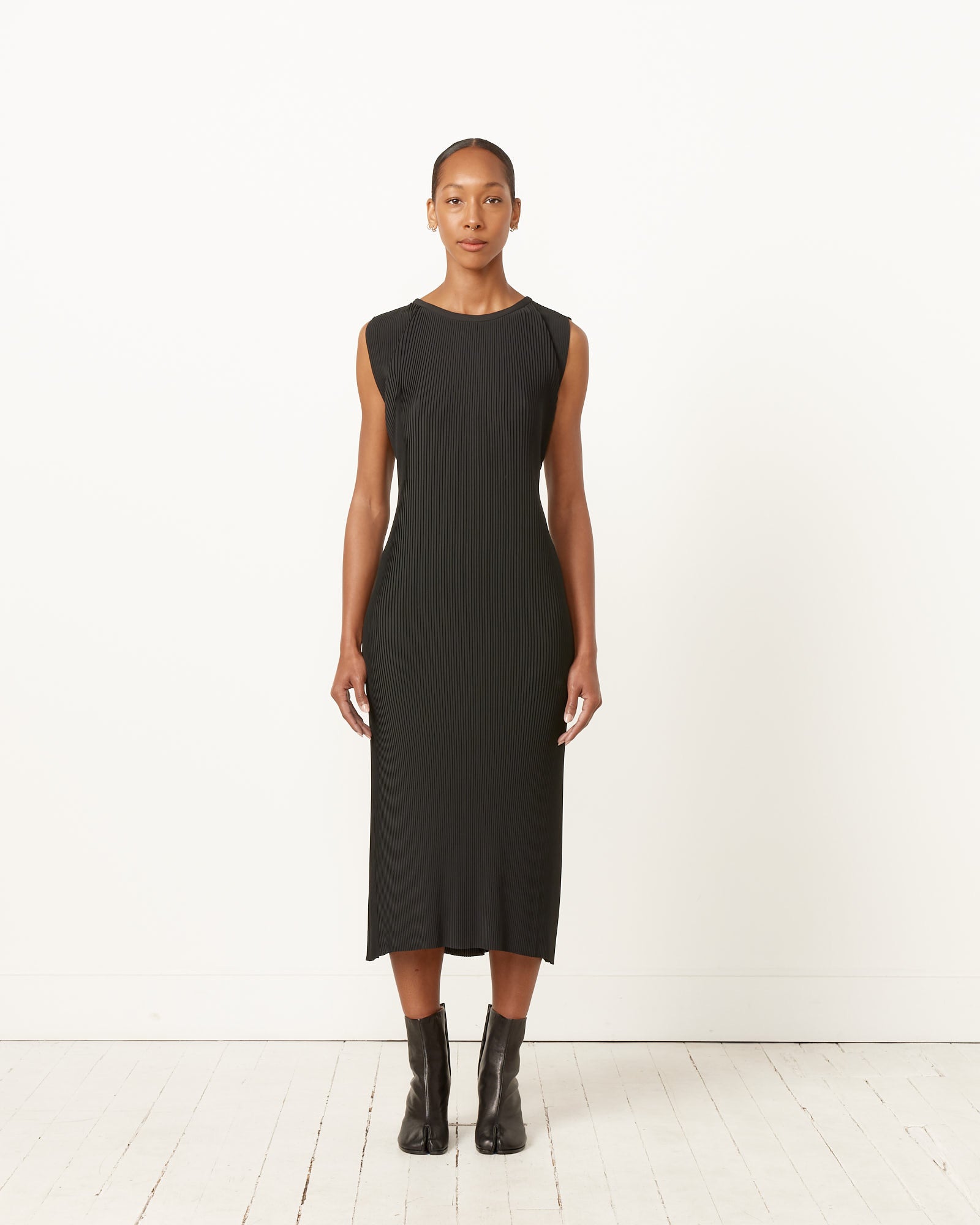 Henrik Vibskov Pull Plisse Dress Black - Black / XS (256562)