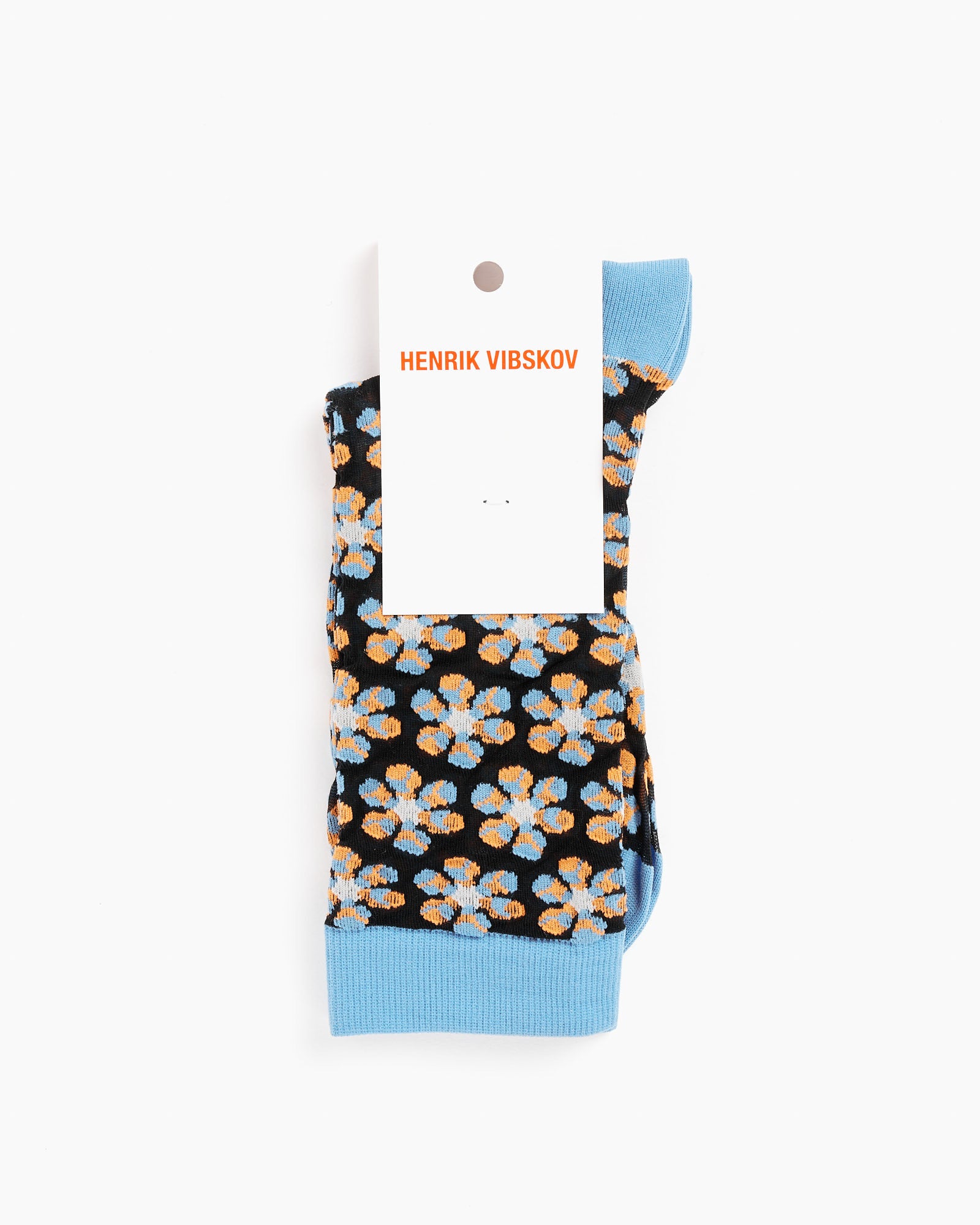 Henrik Vibskov Boxing Flower Socks Transparent Blue Box - Transparent Blue Box / 36-40 (256578)