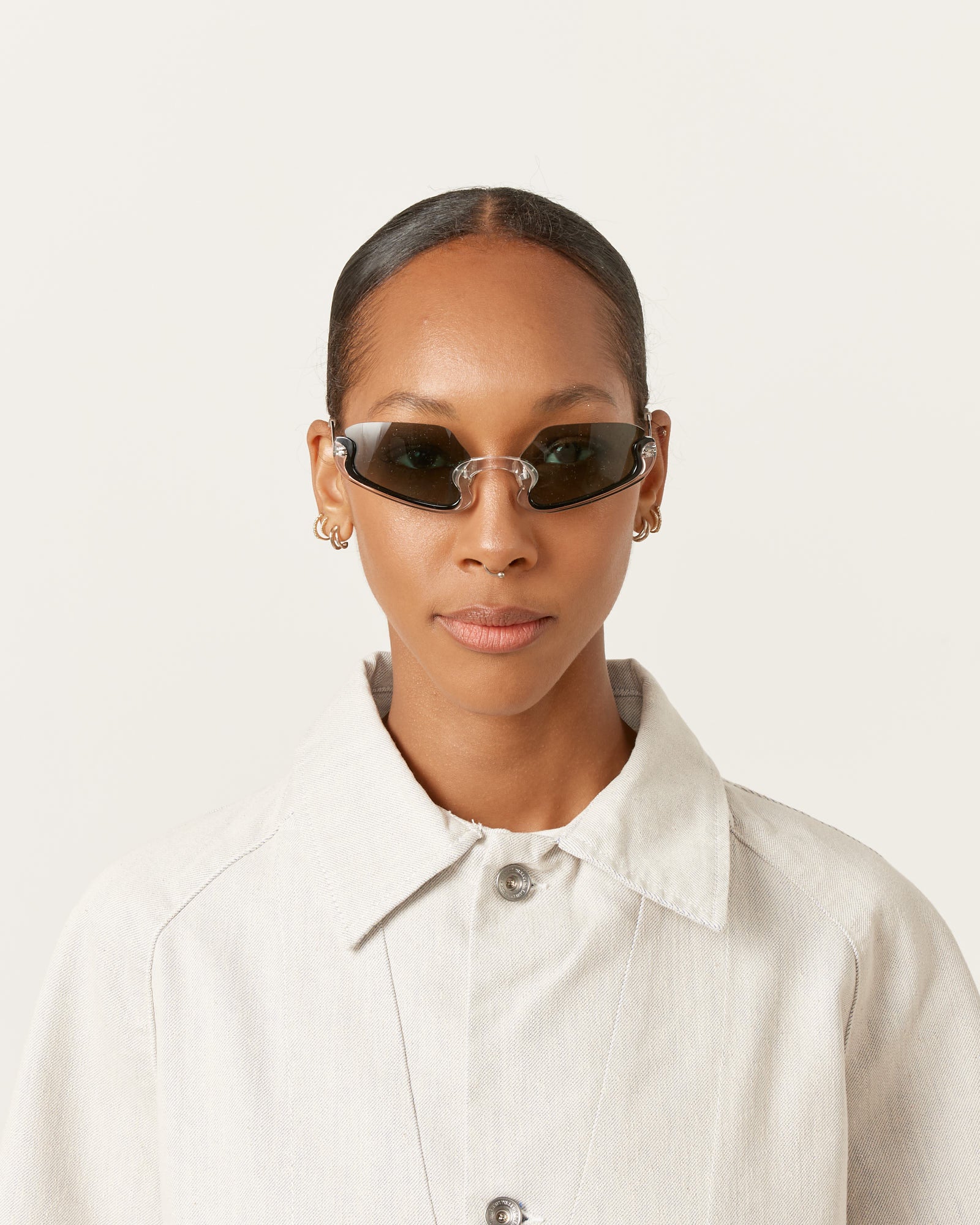 Henrik Vibskov Rollo Glasses - Transparent / OS (256582)