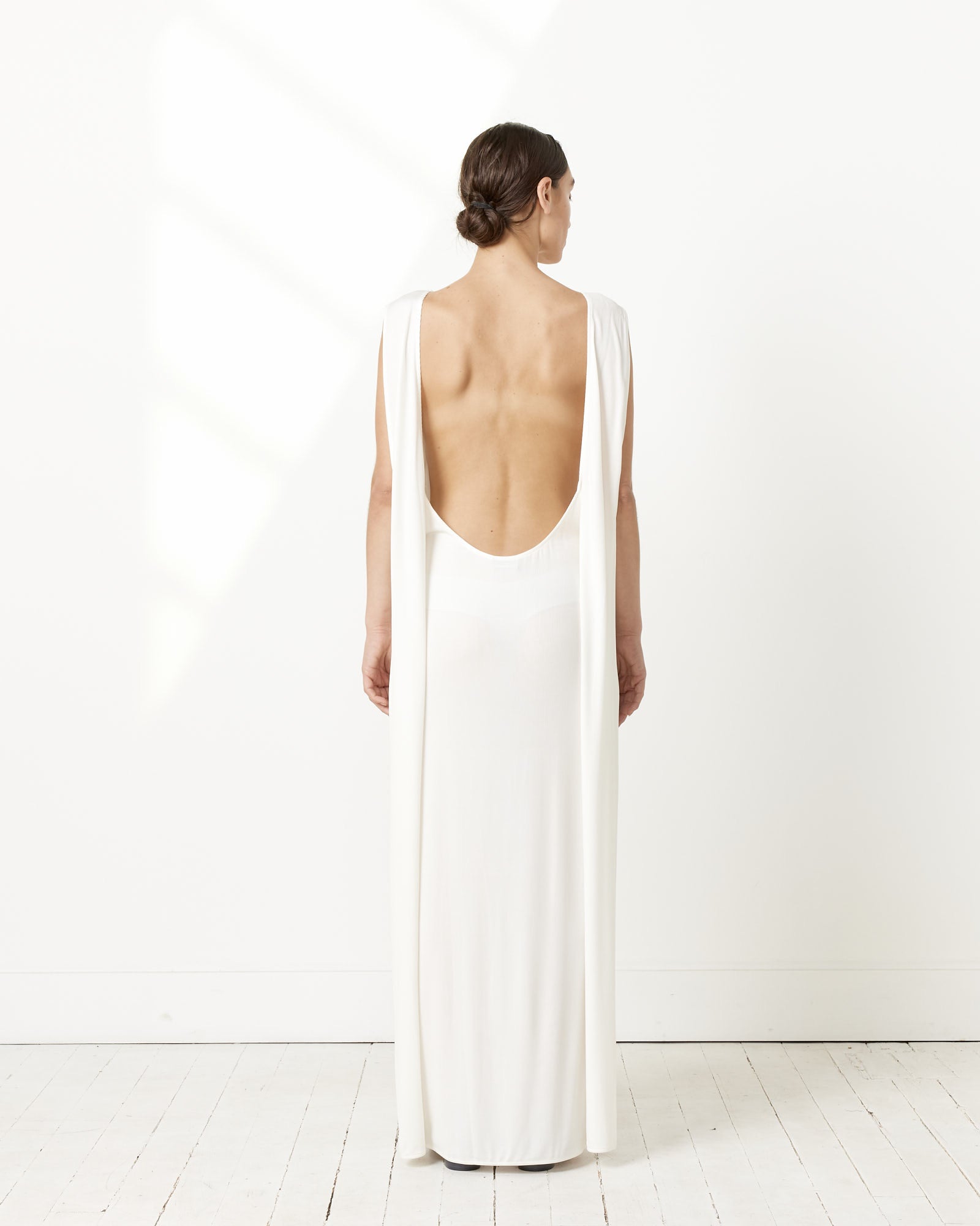 Jacquemus La Robe Capa Dress White - White / 38 (256747)