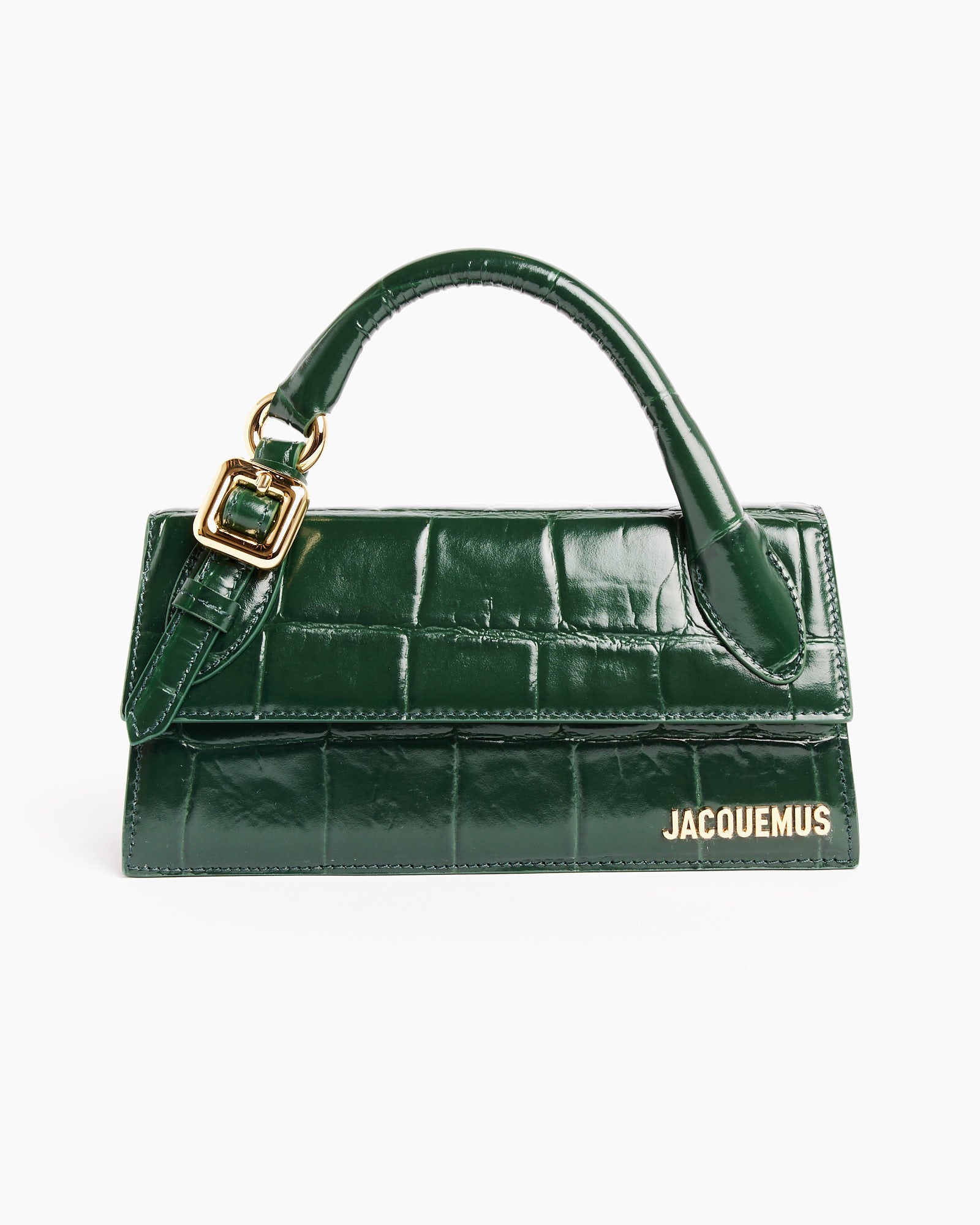 Le Chiquito Long Boucle Bag in Dark Green - Default Title (256762)